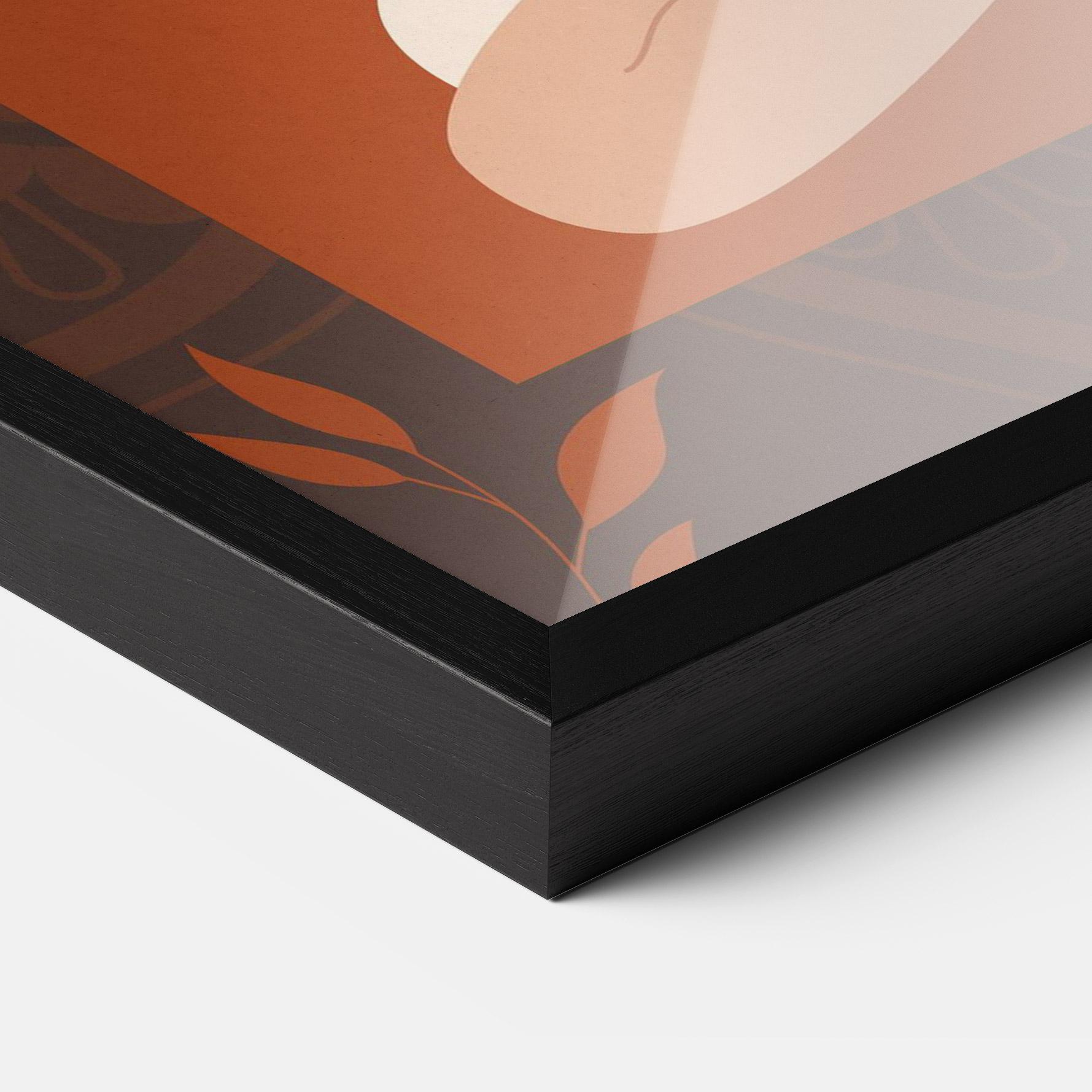 Gerahmte Poster Sun Moon Meditation mockup 3