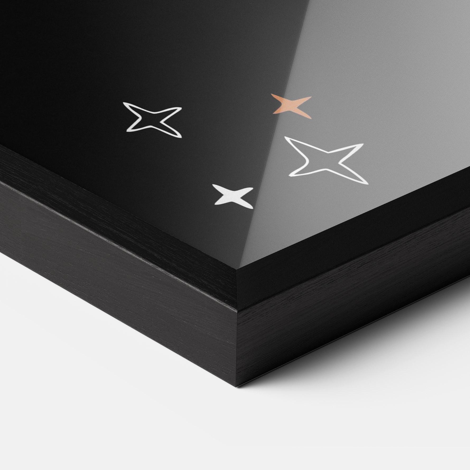 Gerahmte Poster Yoga Girl mockup 3