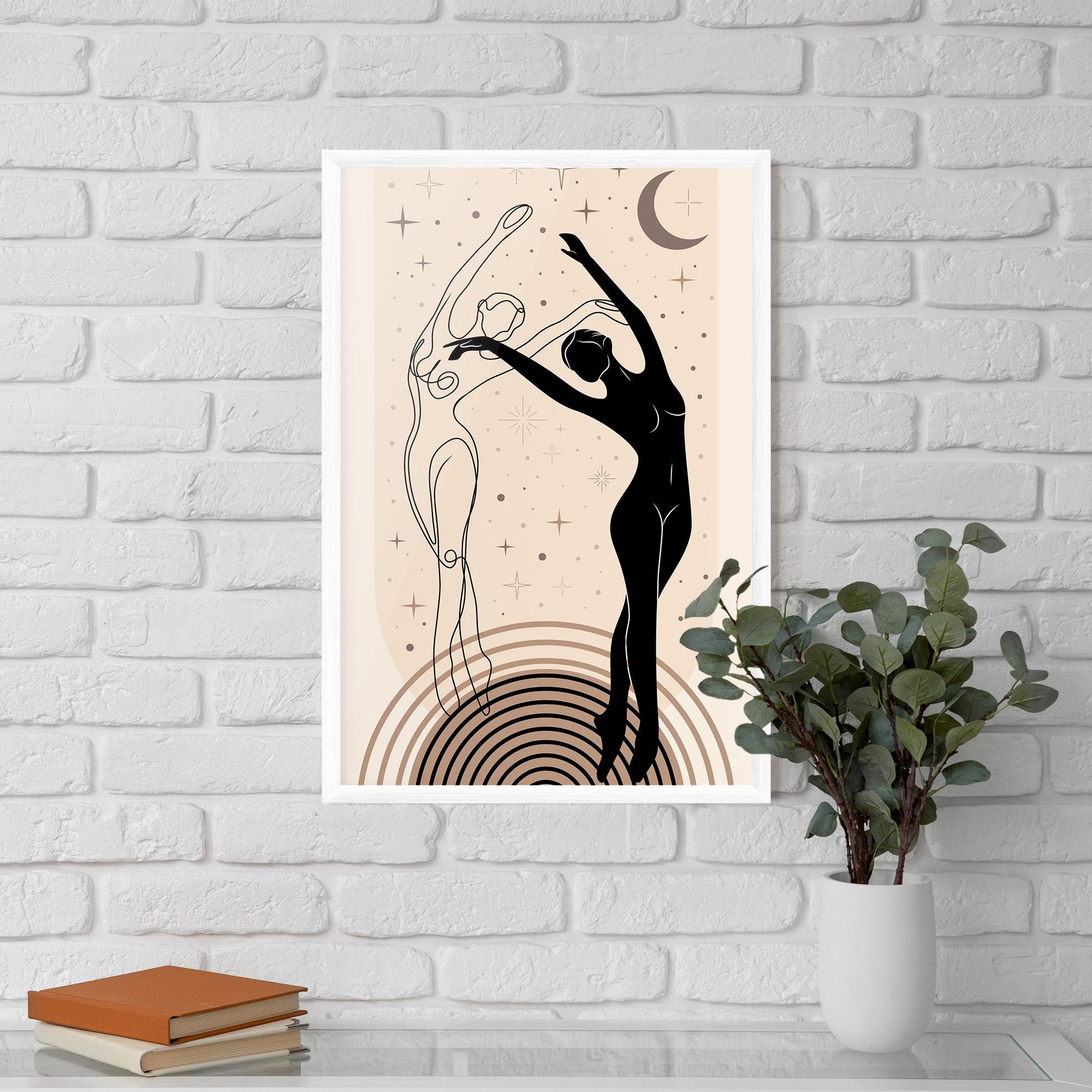 Gerahmte Poster Balance Yoga mockup 5