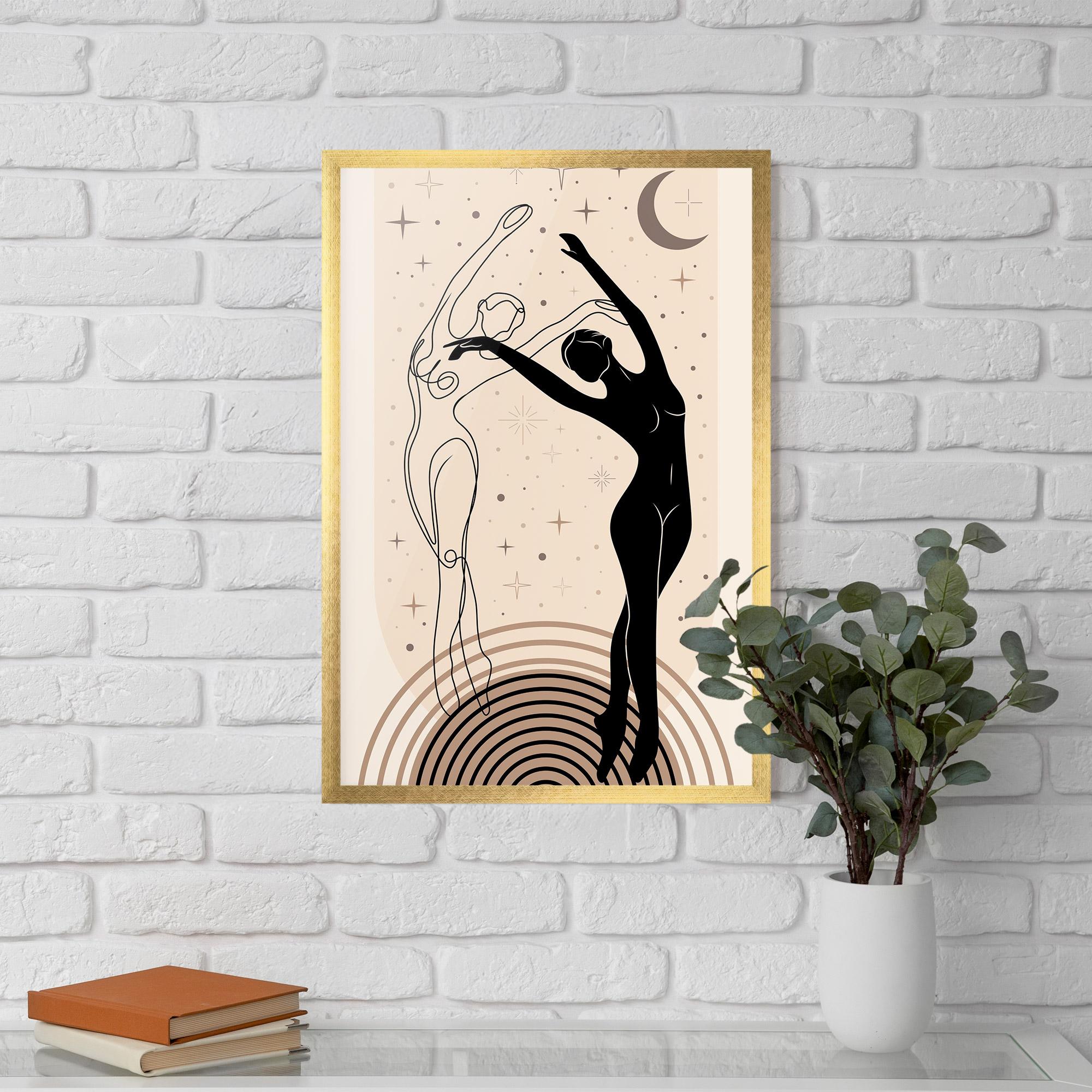 Gerahmte Poster Balance Yoga mockup 5