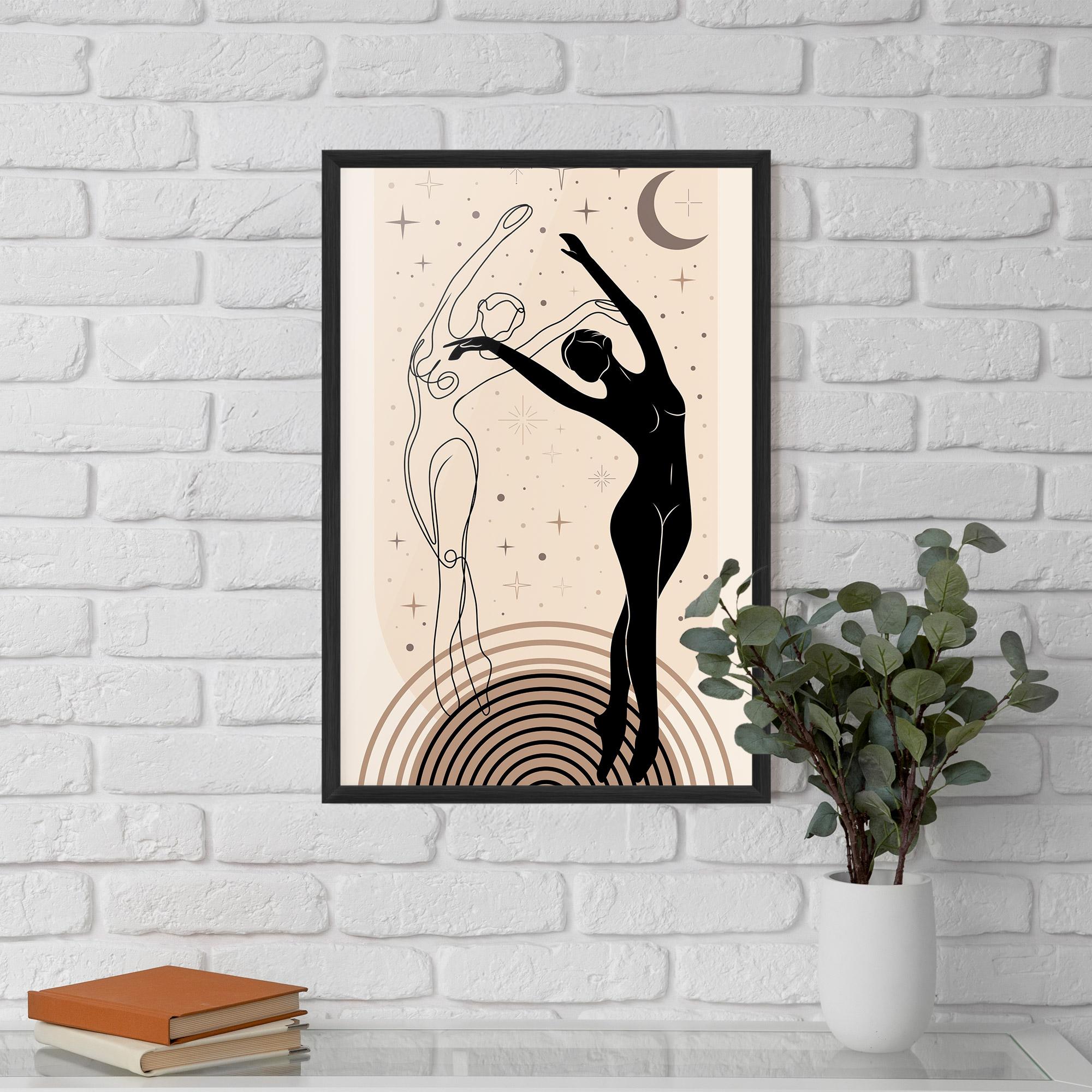 Gerahmte Poster Balance Yoga mockup 5