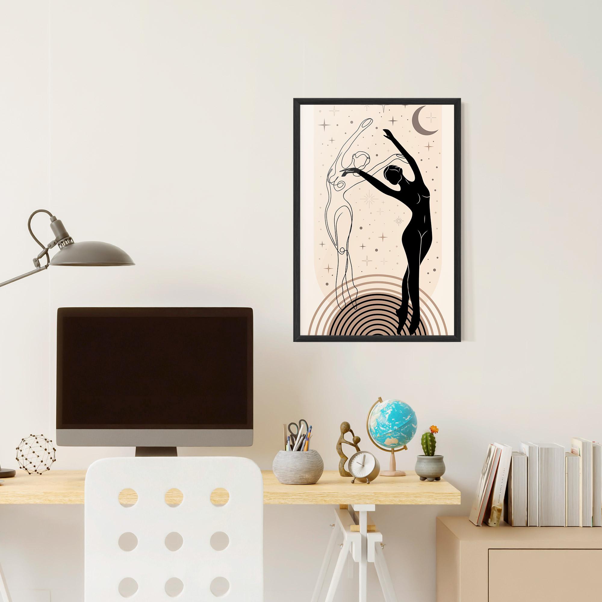 Gerahmte Poster Balance Yoga mockup 6