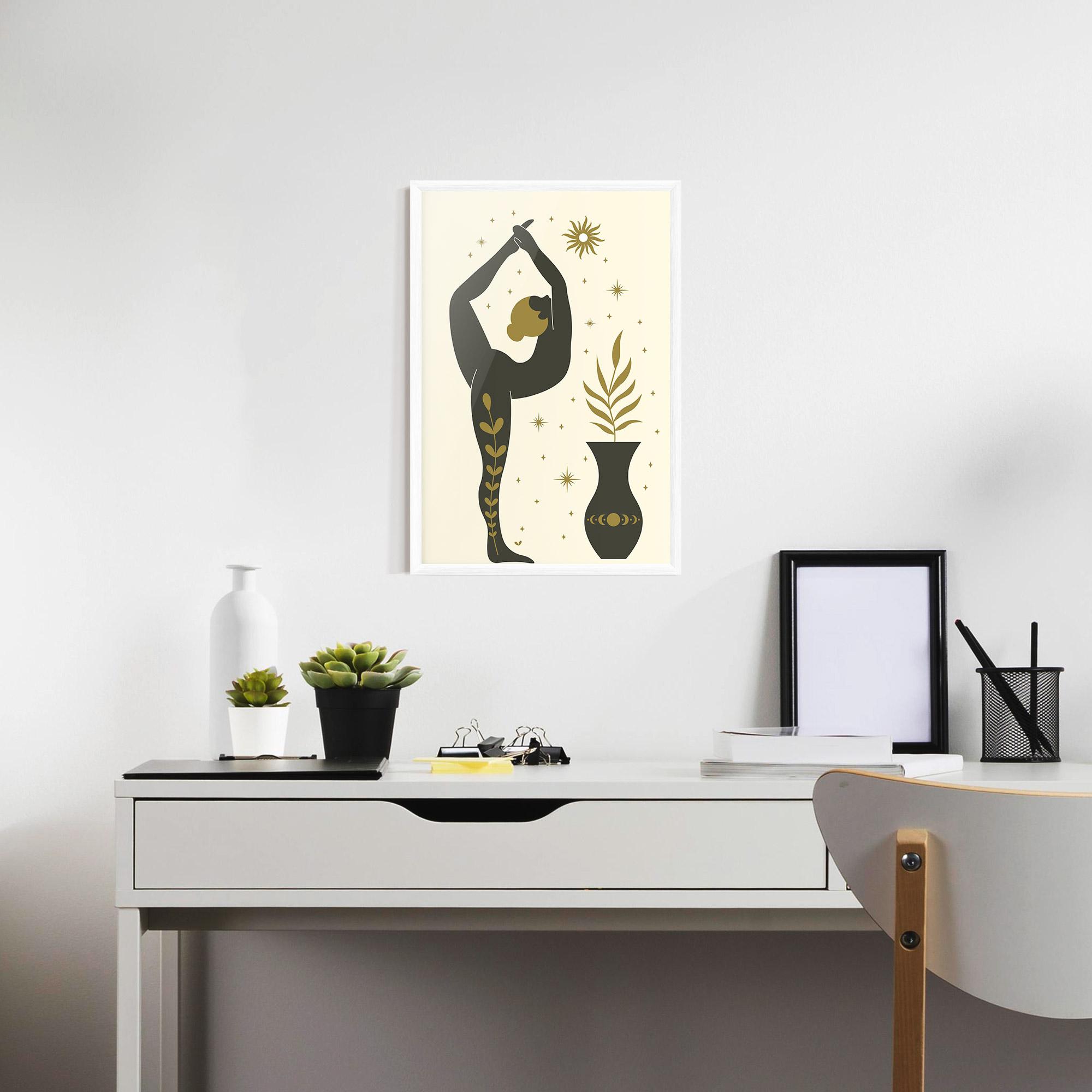 Gerahmte Poster Trivikramasana mockup 7