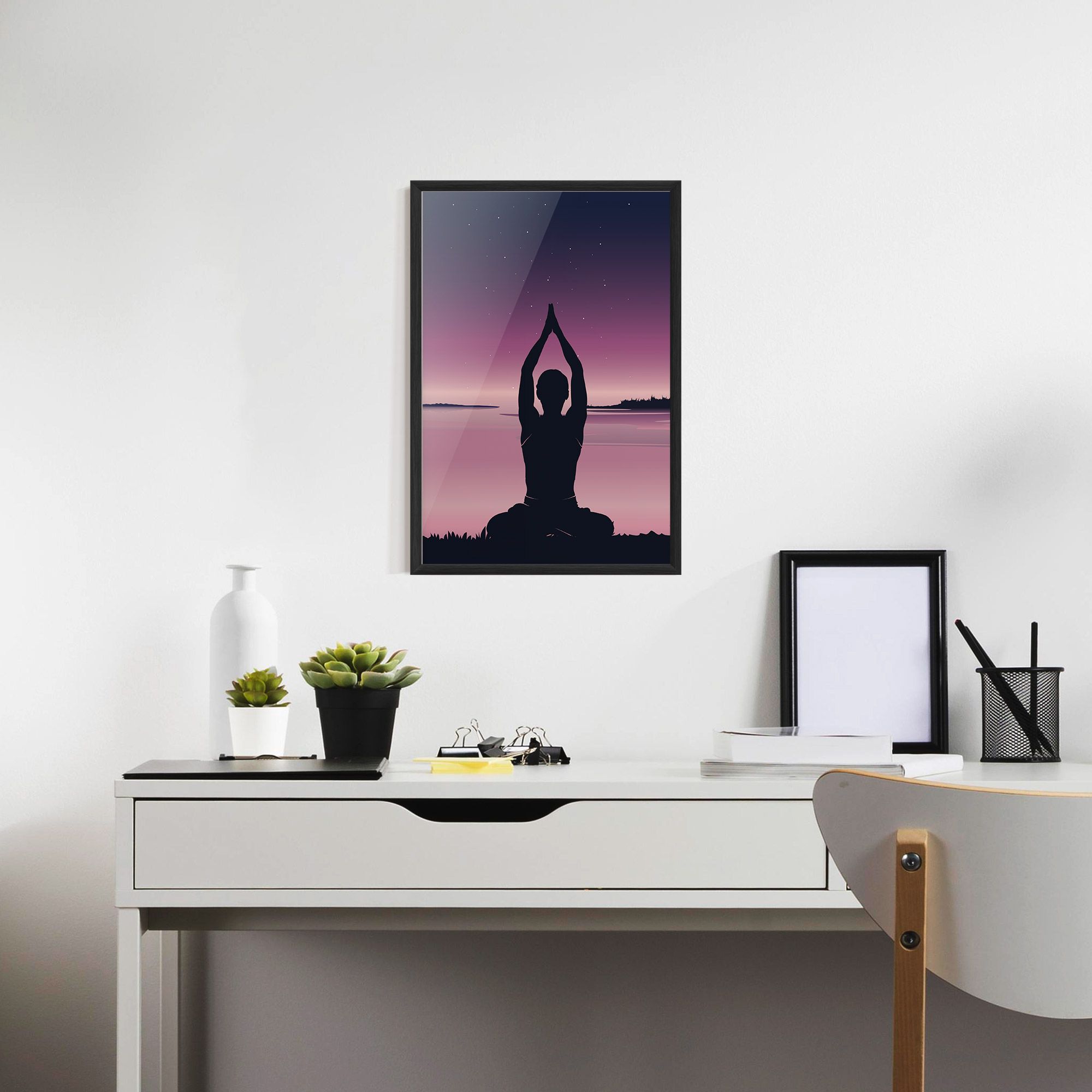 Yoga Purple Sky mockup 7