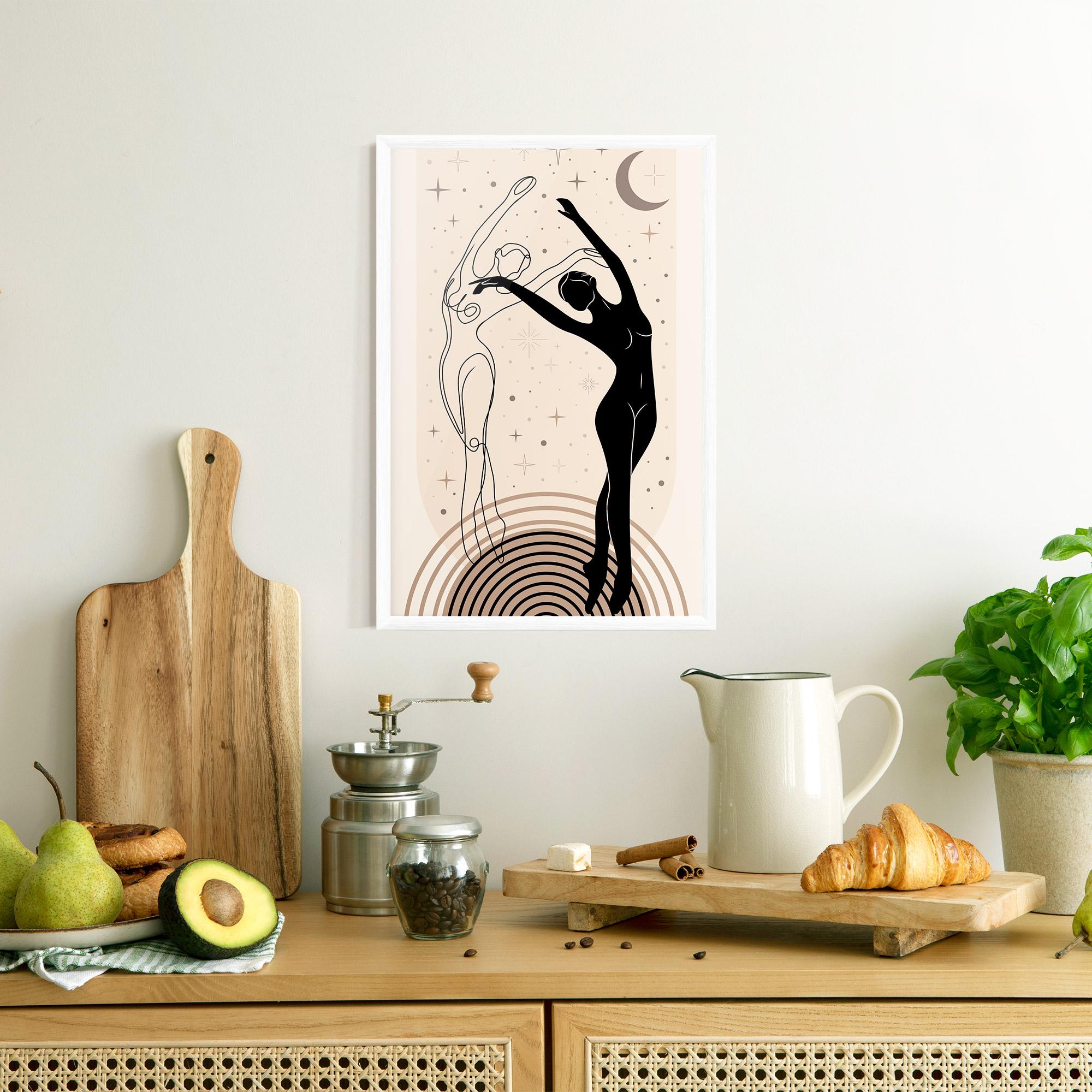 Gerahmte Poster Balance Yoga mockup 8