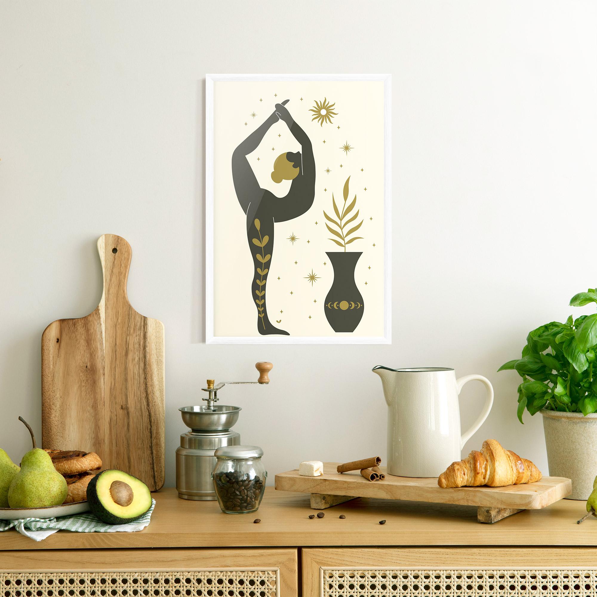 Gerahmte Poster Trivikramasana mockup 8