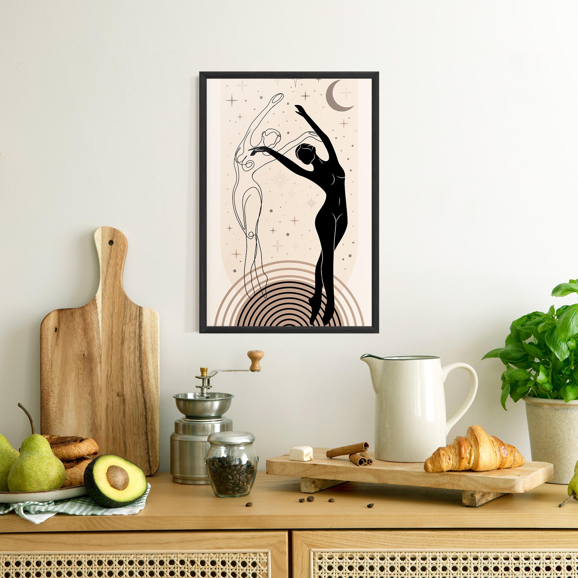 Gerahmte Poster Balance Yoga mockup 8