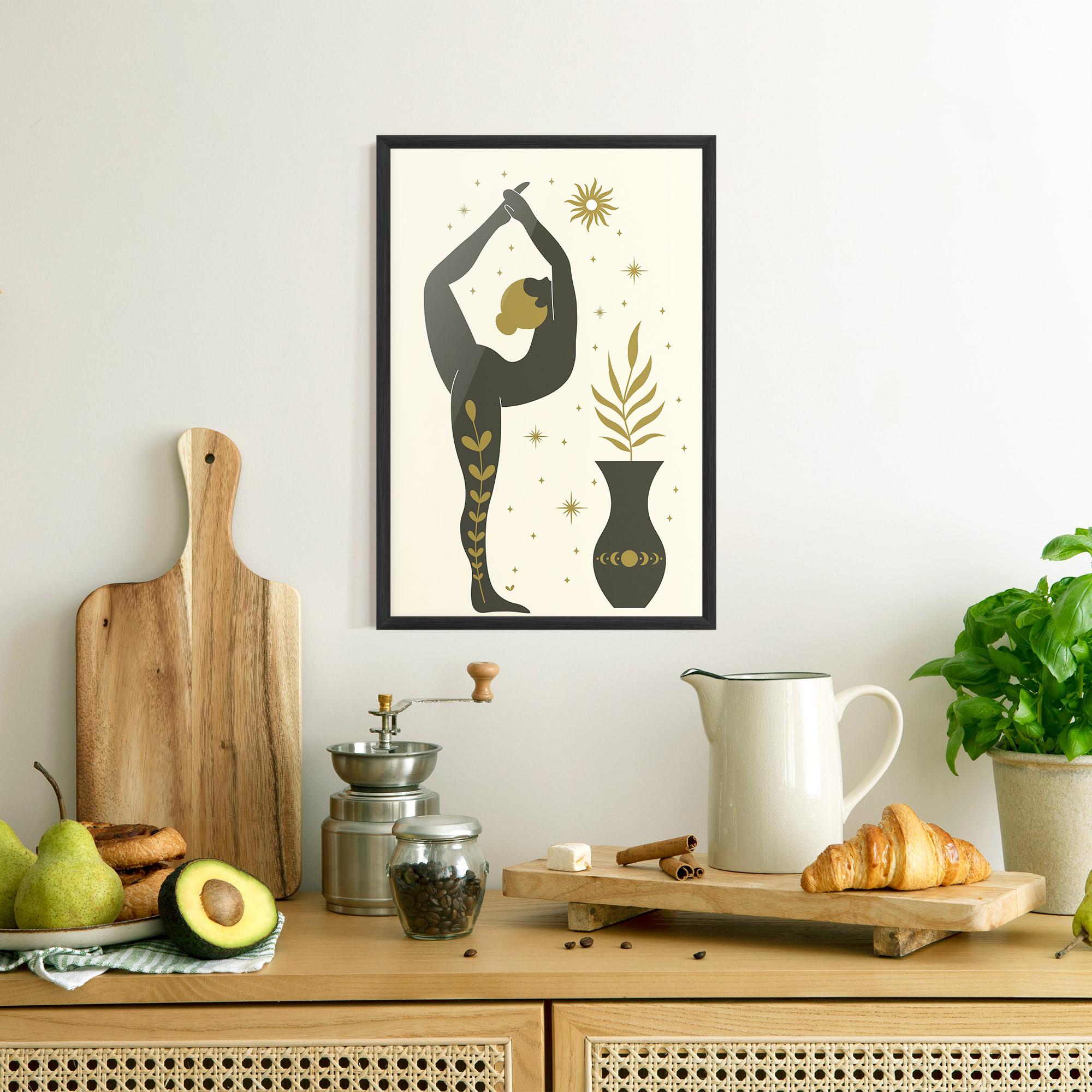 Gerahmte Poster Trivikramasana mockup 8