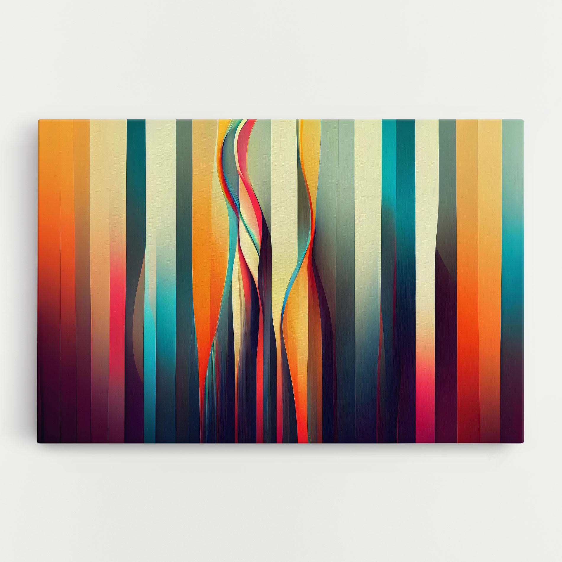 Leinwandbild Colorful Geometric Background mockup 0