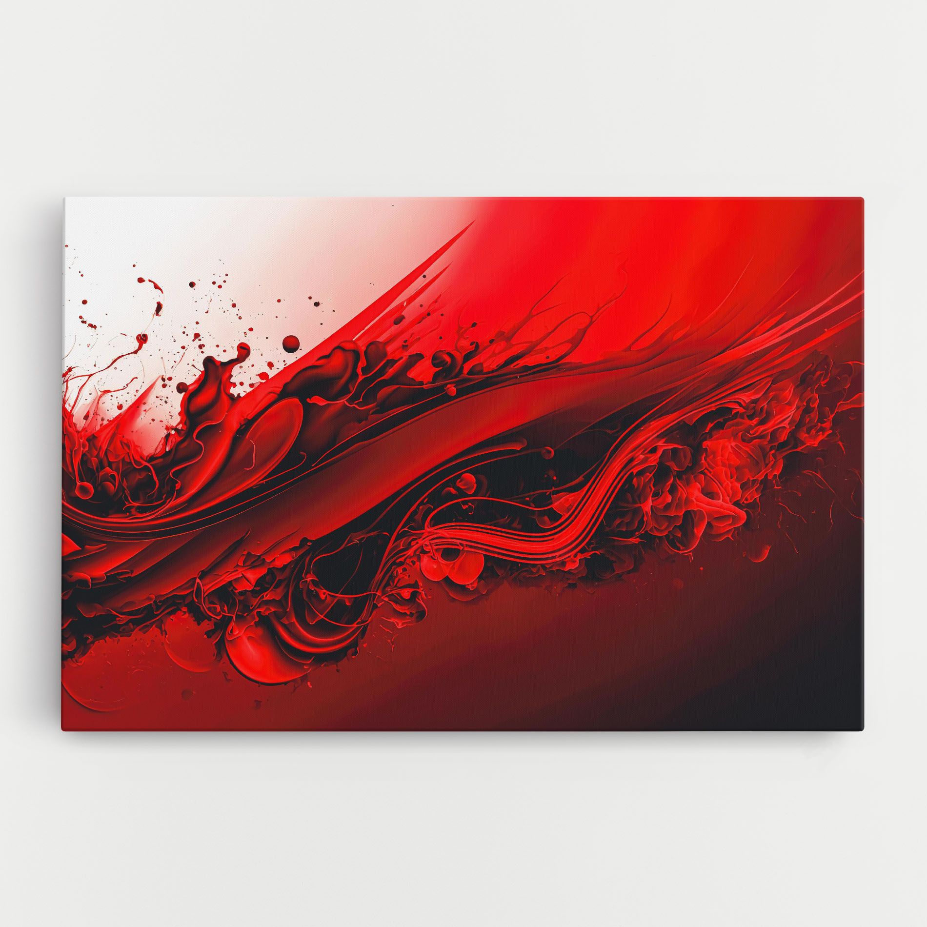 Smooth Red Color mockup 0