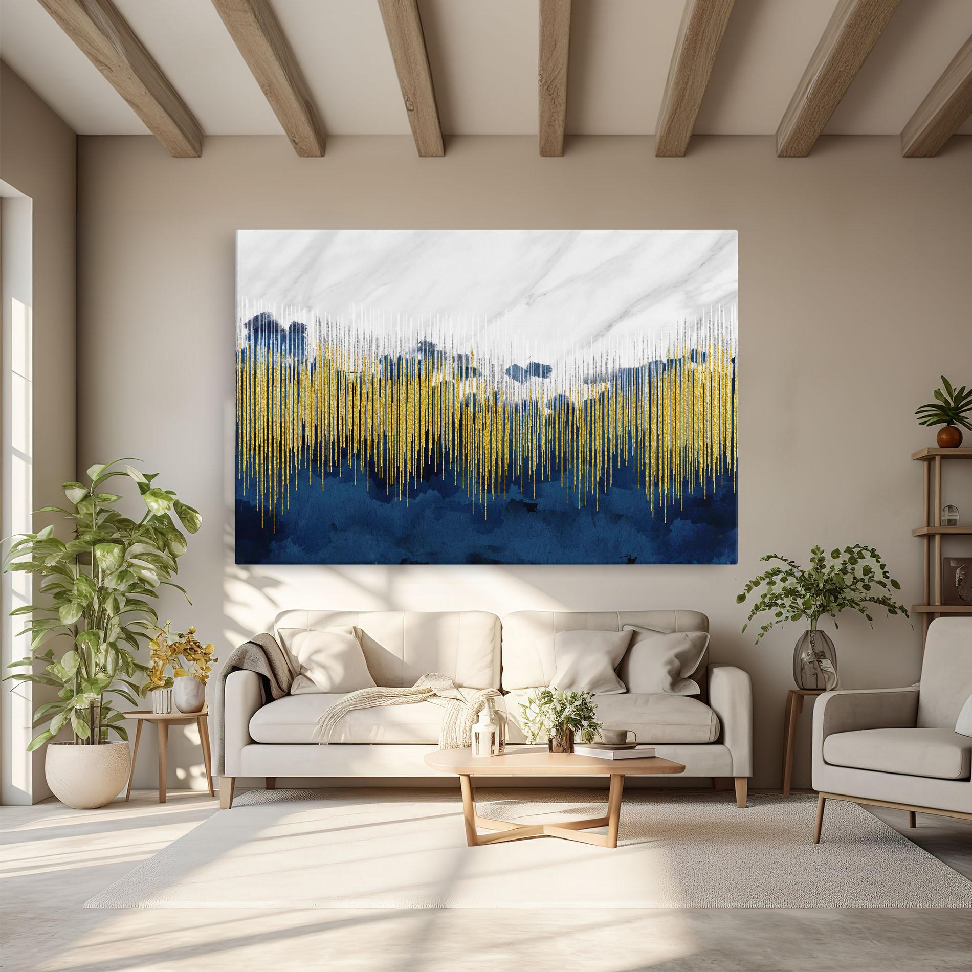 Leinwandbild Abstract Marble Art mockup 6