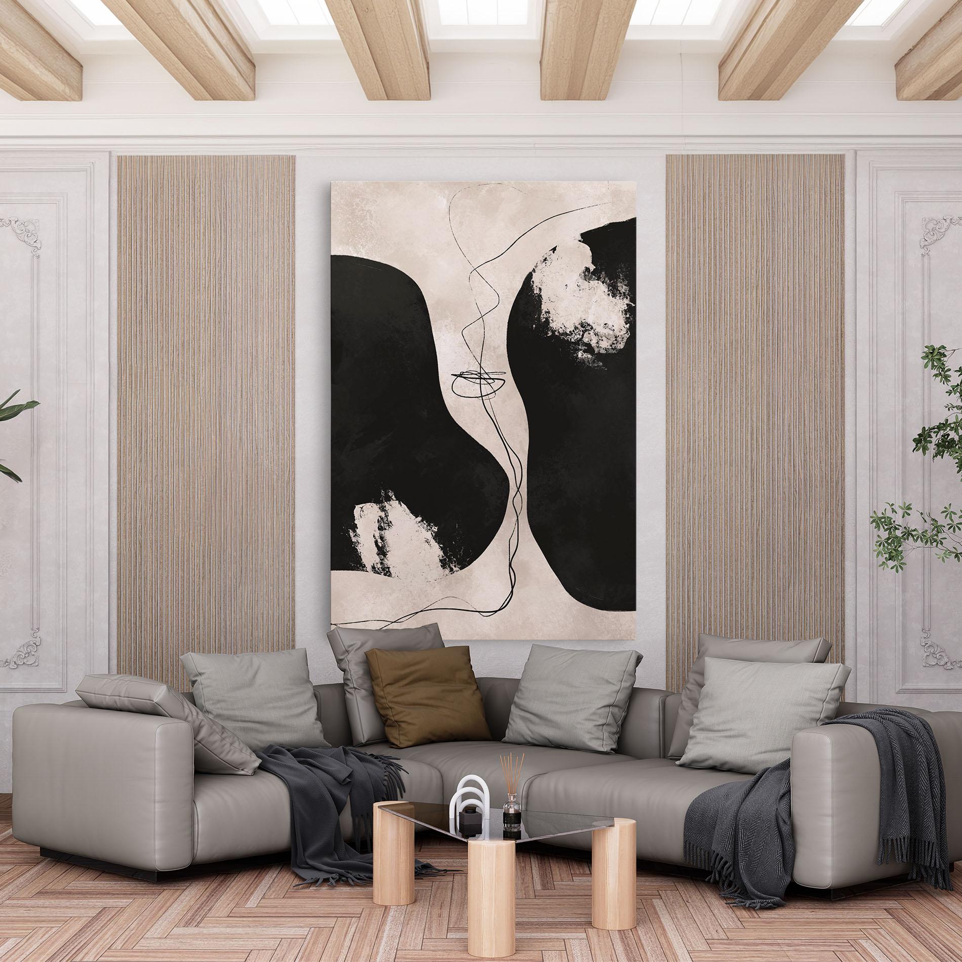 Leinwandbild Modern Brushstrokes mockup 6