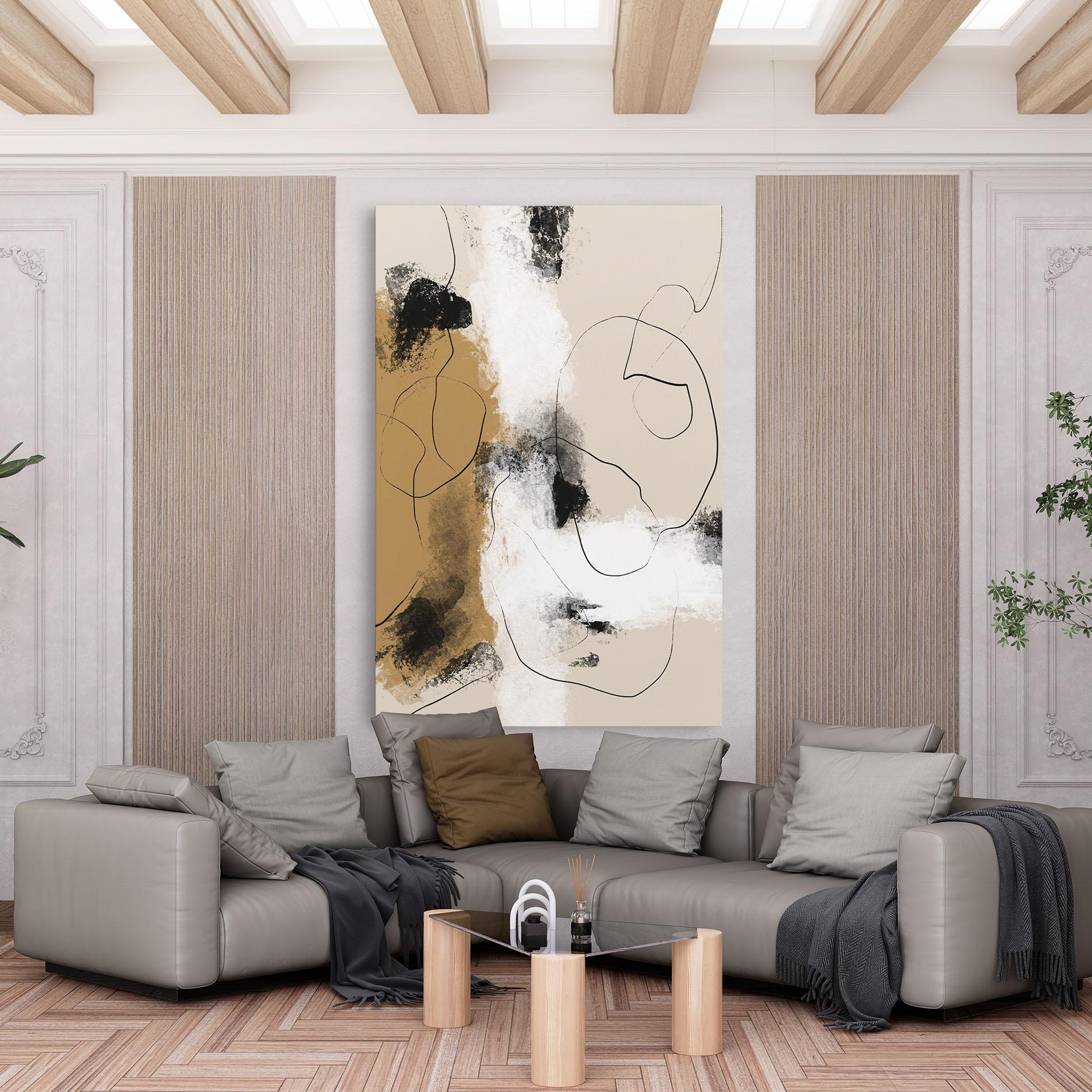 Leinwandbild Unique Acrylic Paintings mockup 6