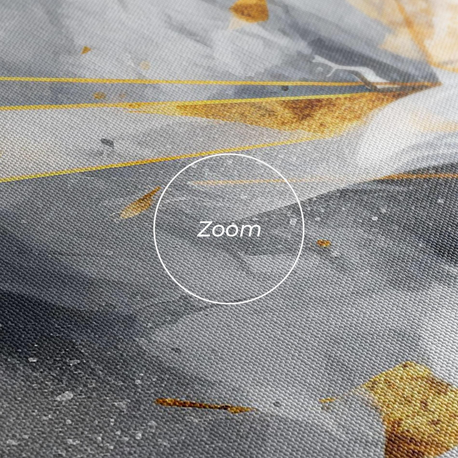 Leinwandbild Abstract Gold Blue Pattern mockup 3