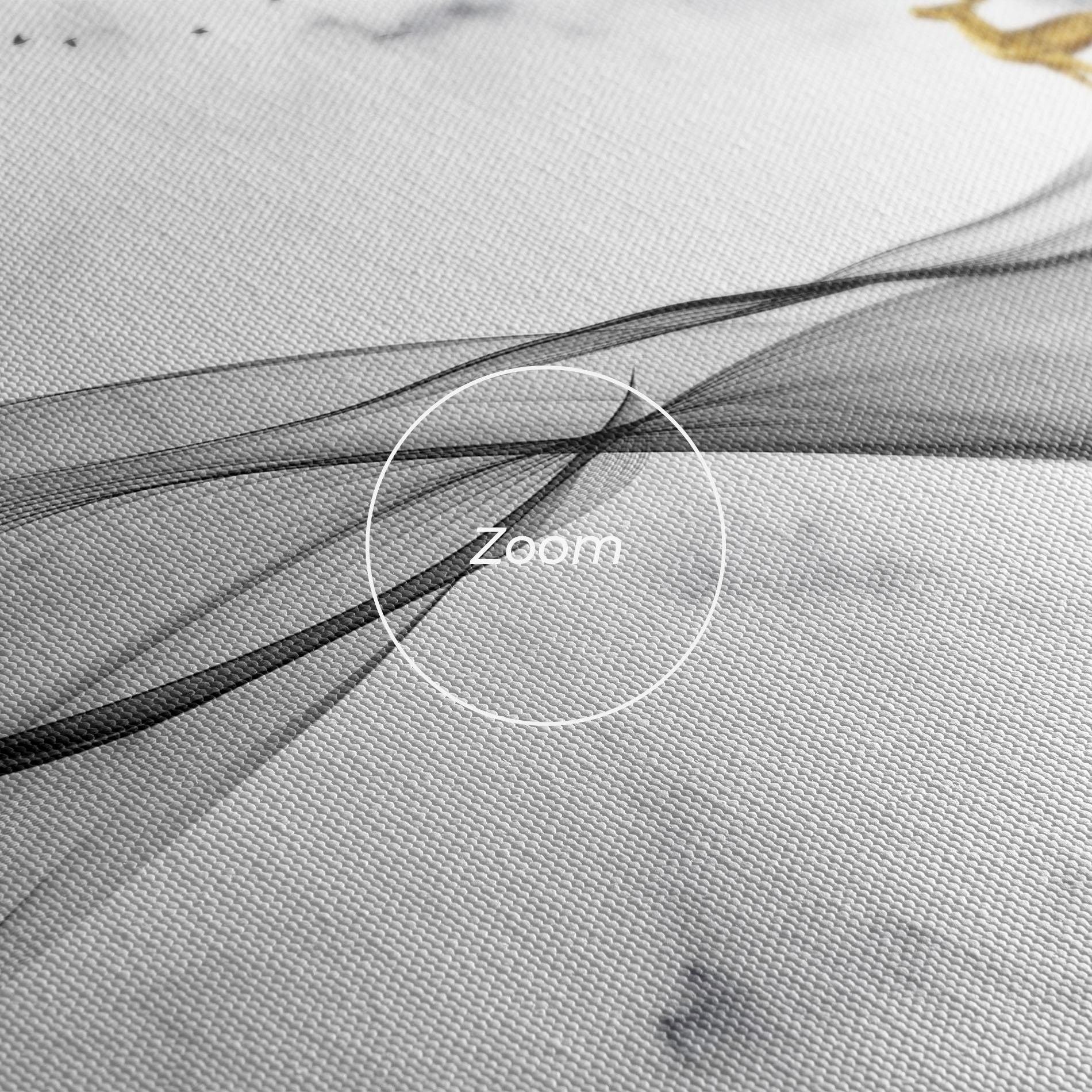 Leinwandbild Abstract Golden Landscape 1 mockup 3