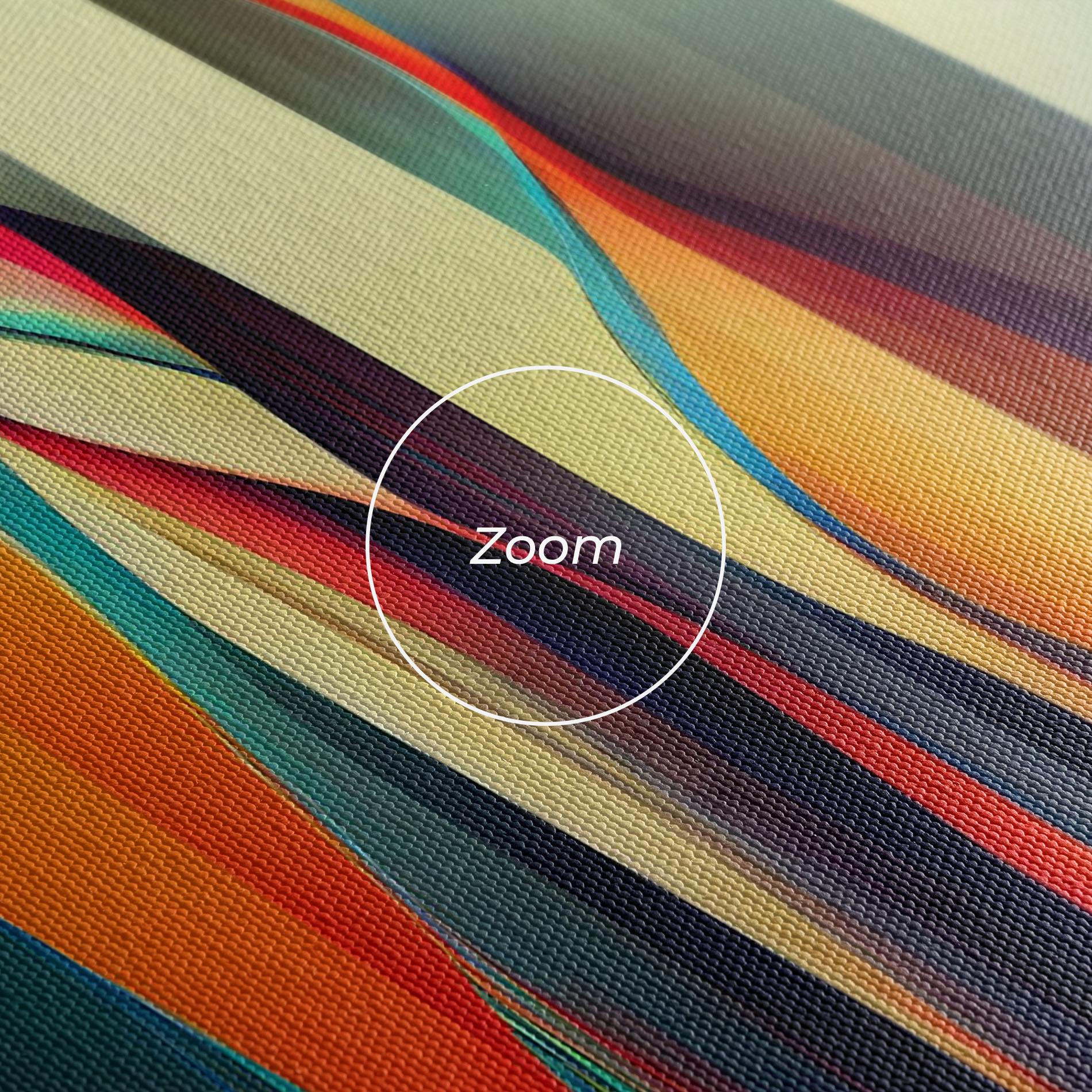 Leinwandbild Colorful Geometric Background mockup 3