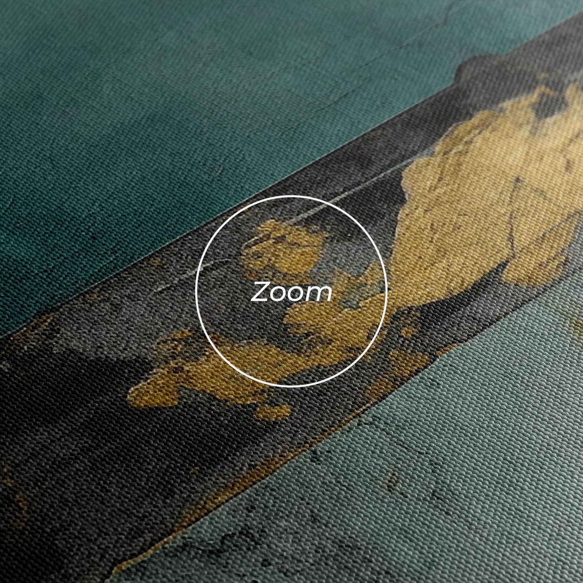 Golden Green Painting mockup 3