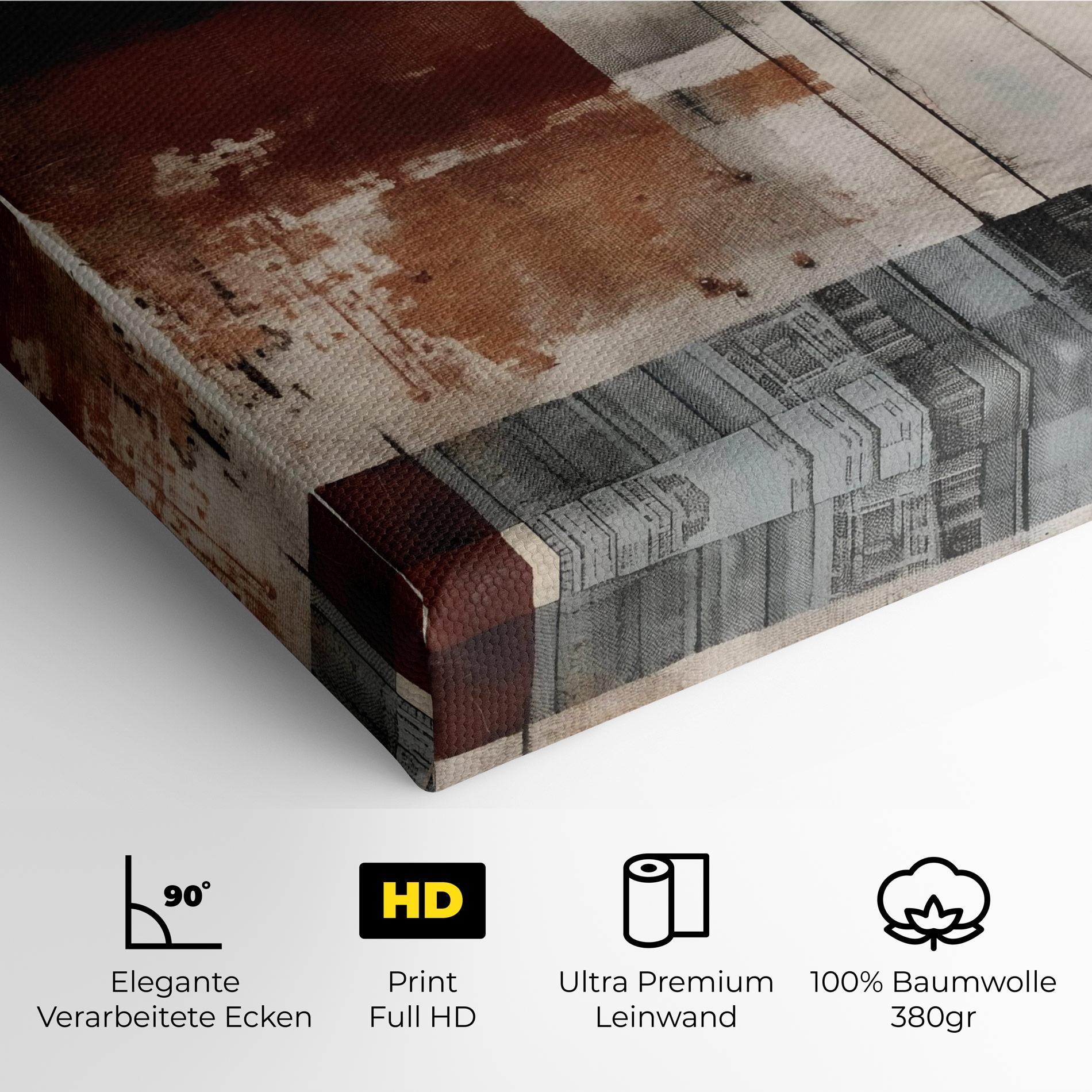 Leinwandbild Abstract Painting mockup 4