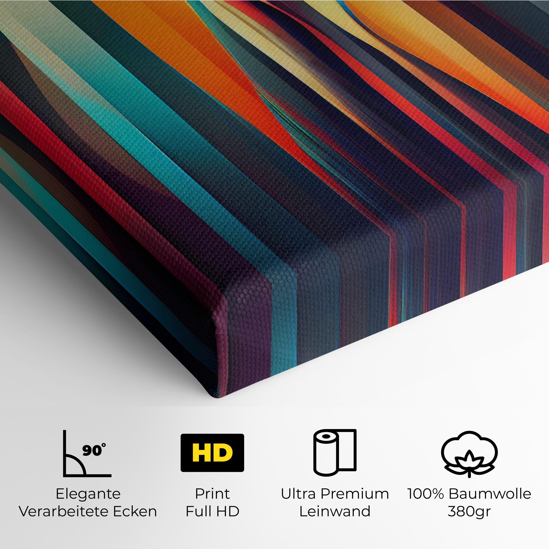 Leinwandbild Colorful Geometric Background mockup 4