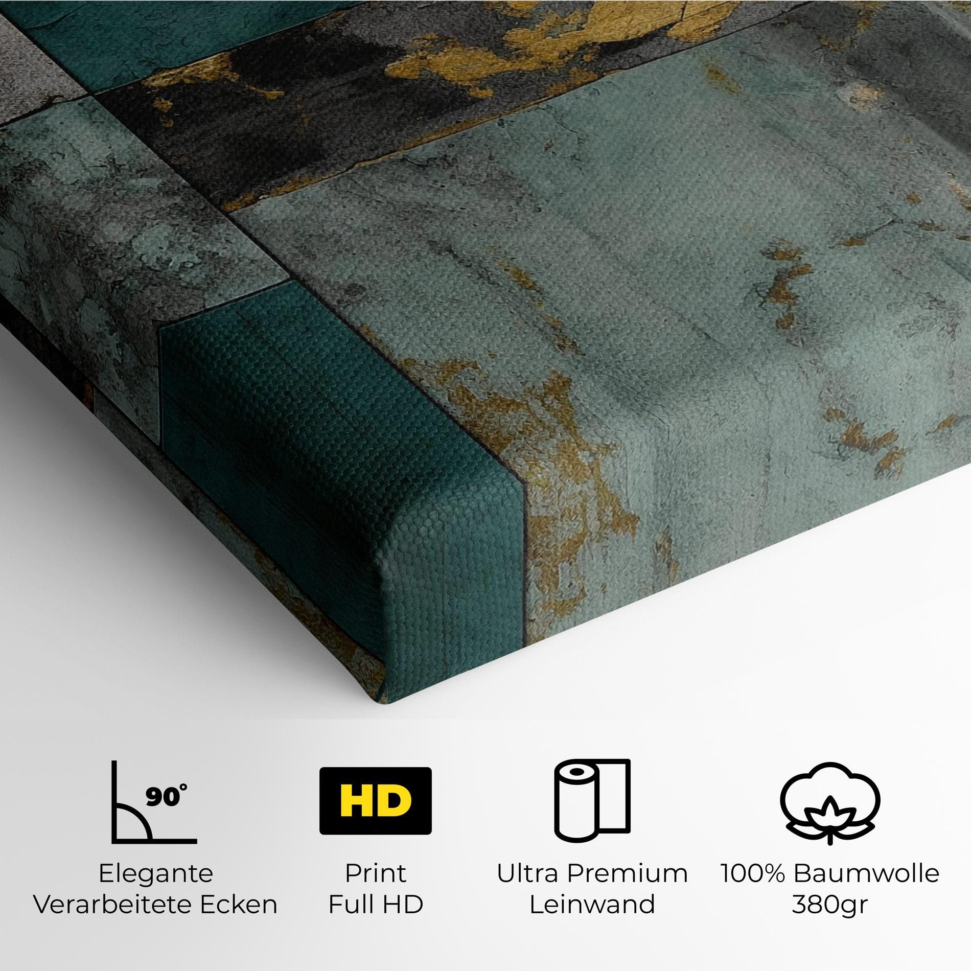 Golden Green Painting mockup 4