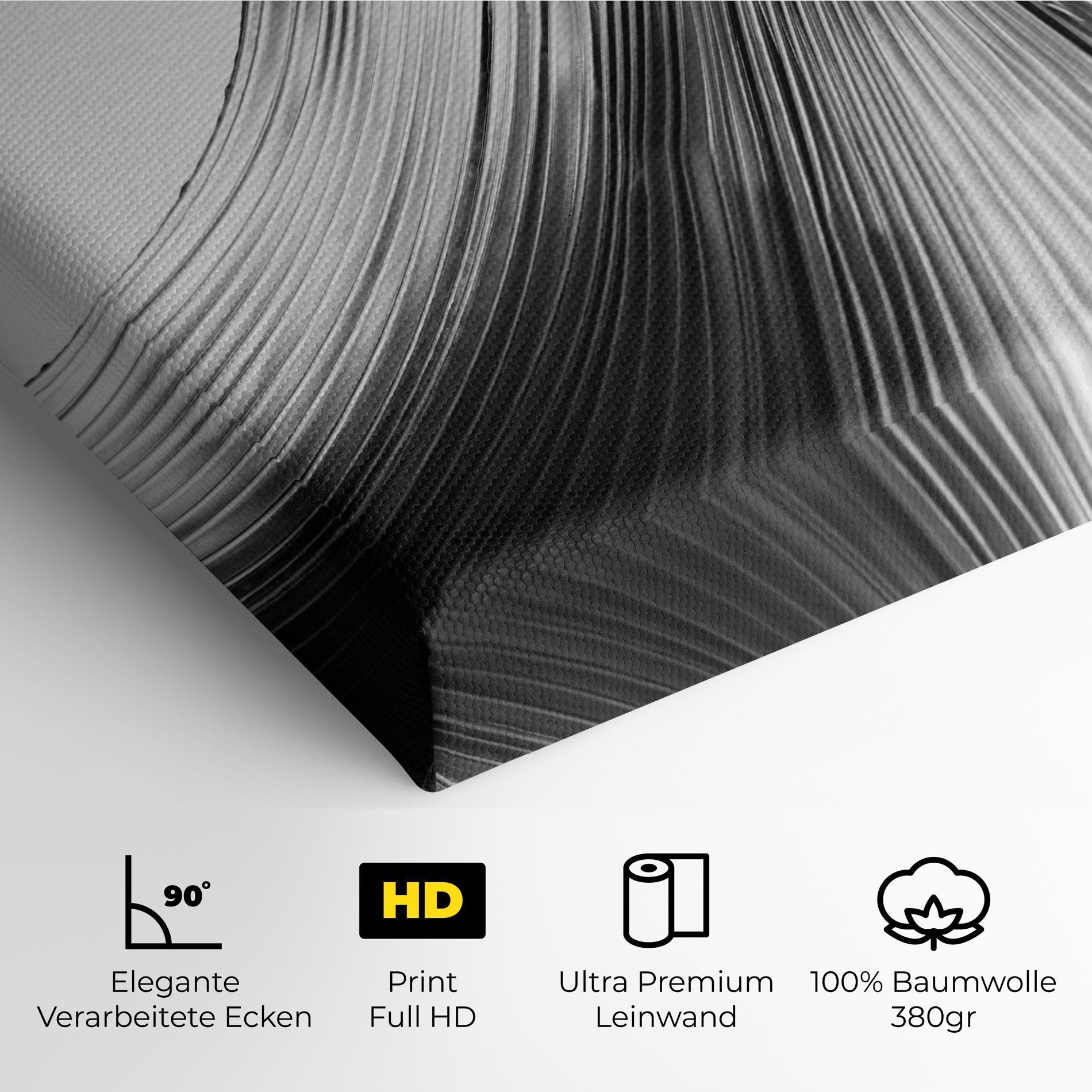 Leinwandbild Monochrome Wave mockup 4