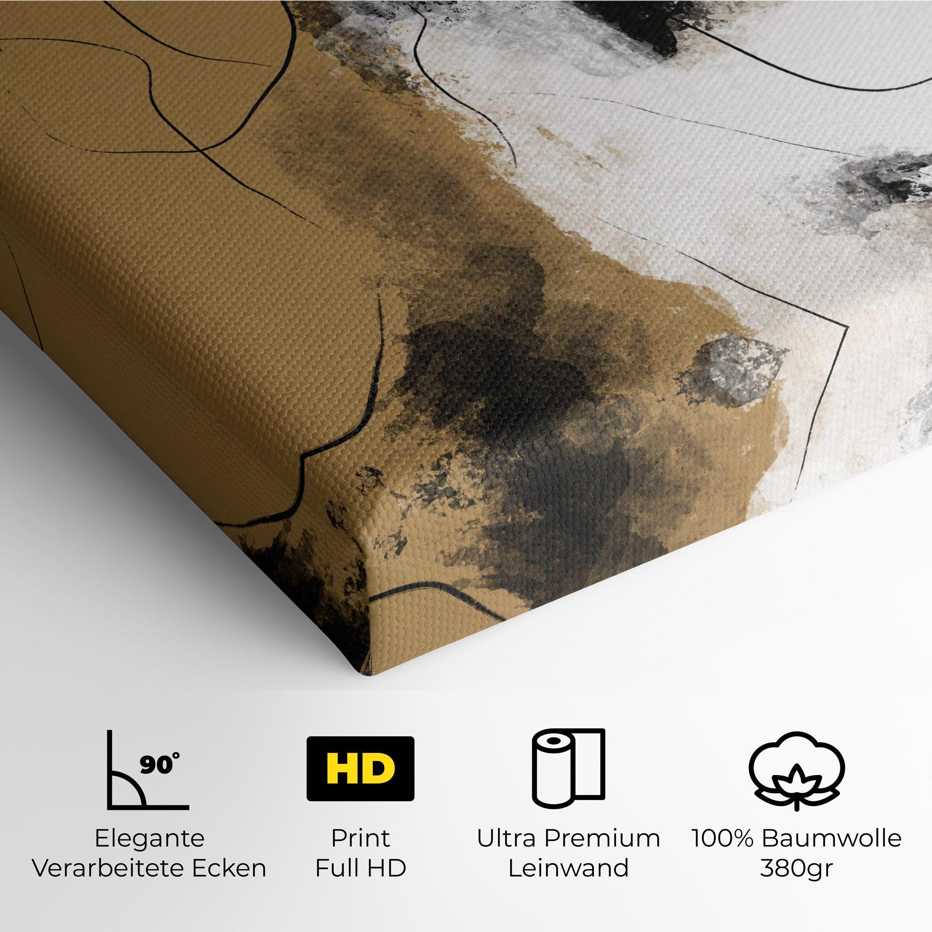 Leinwandbild Unique Acrylic Paintings mockup 4