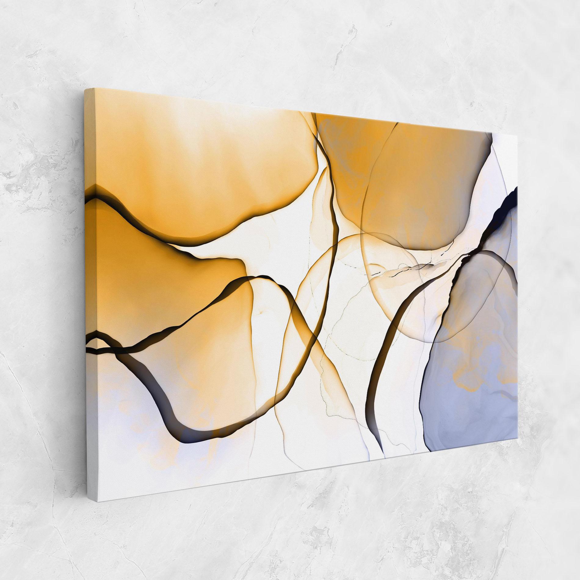 Leinwandbild Abstract Alcohol Ink mockup 1