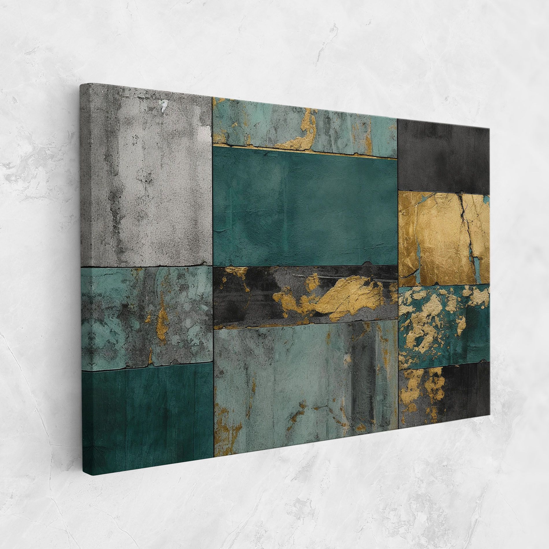 Golden Green Painting mockup 1