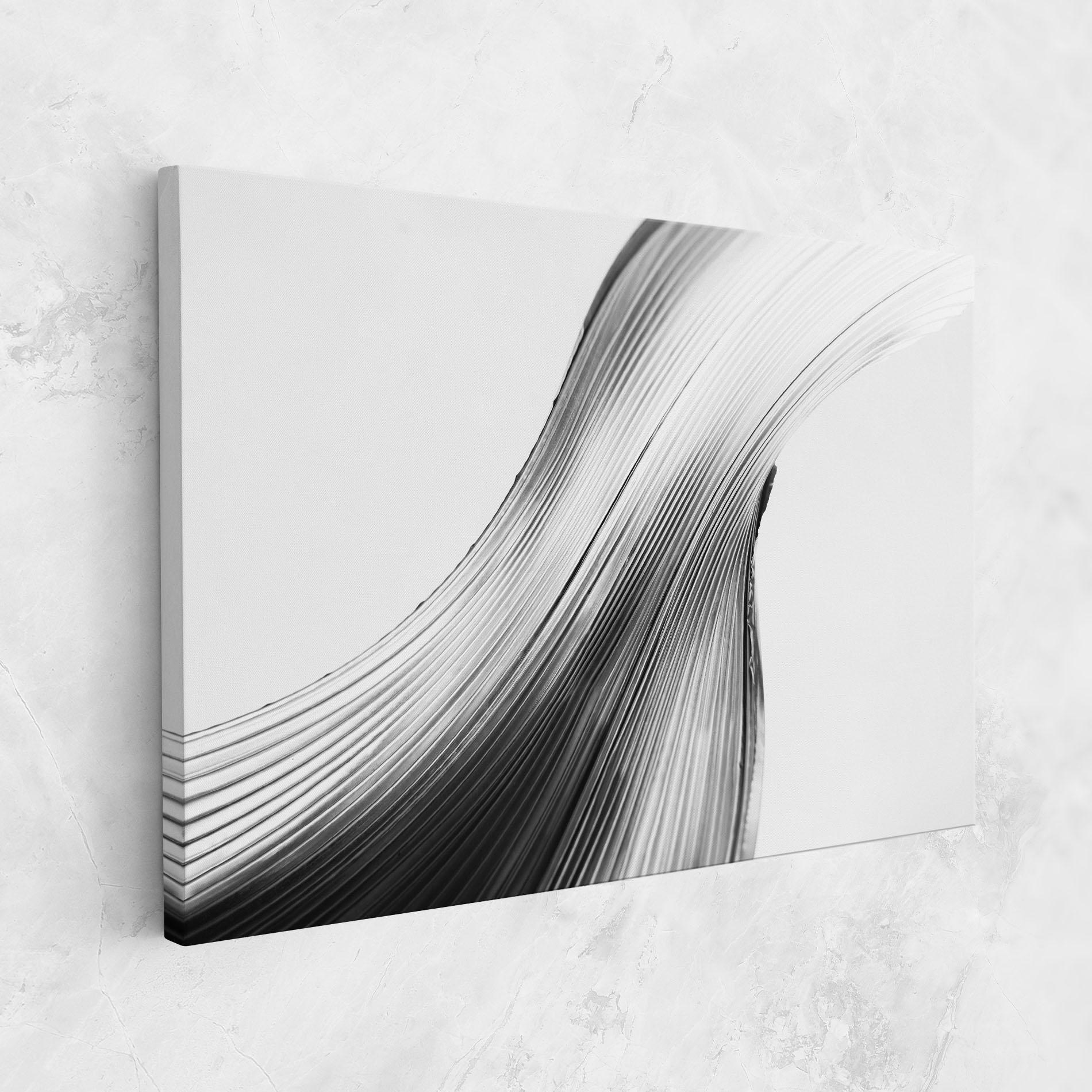 Leinwandbild Monochrome Wave mockup 1
