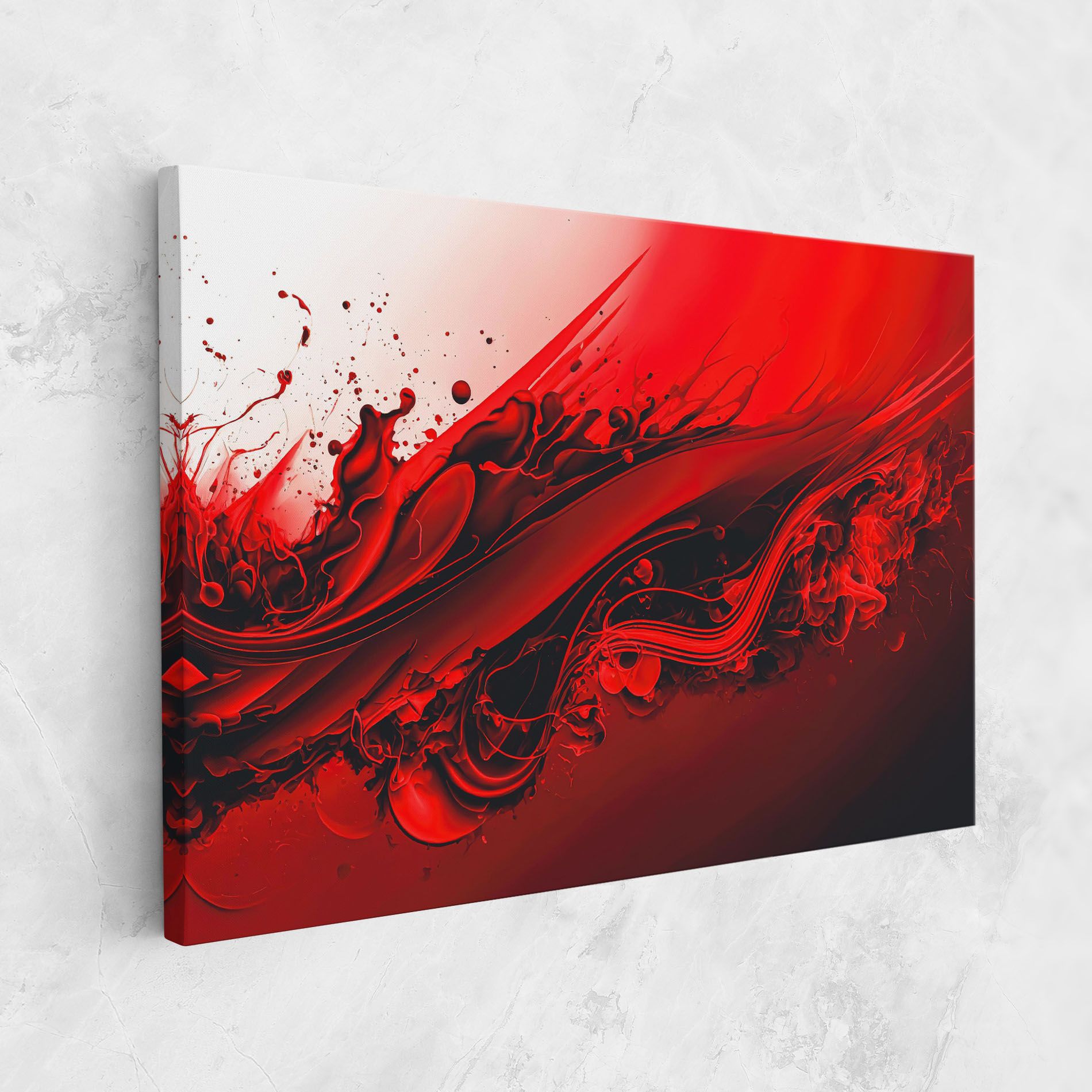Smooth Red Color mockup 1