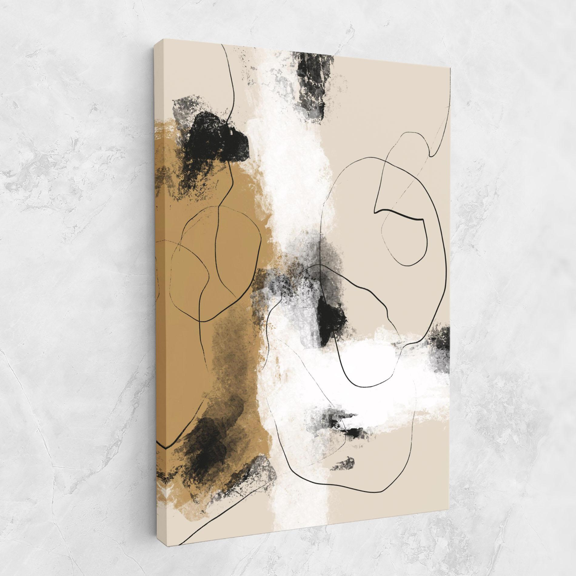 Leinwandbild Unique Acrylic Paintings mockup 1