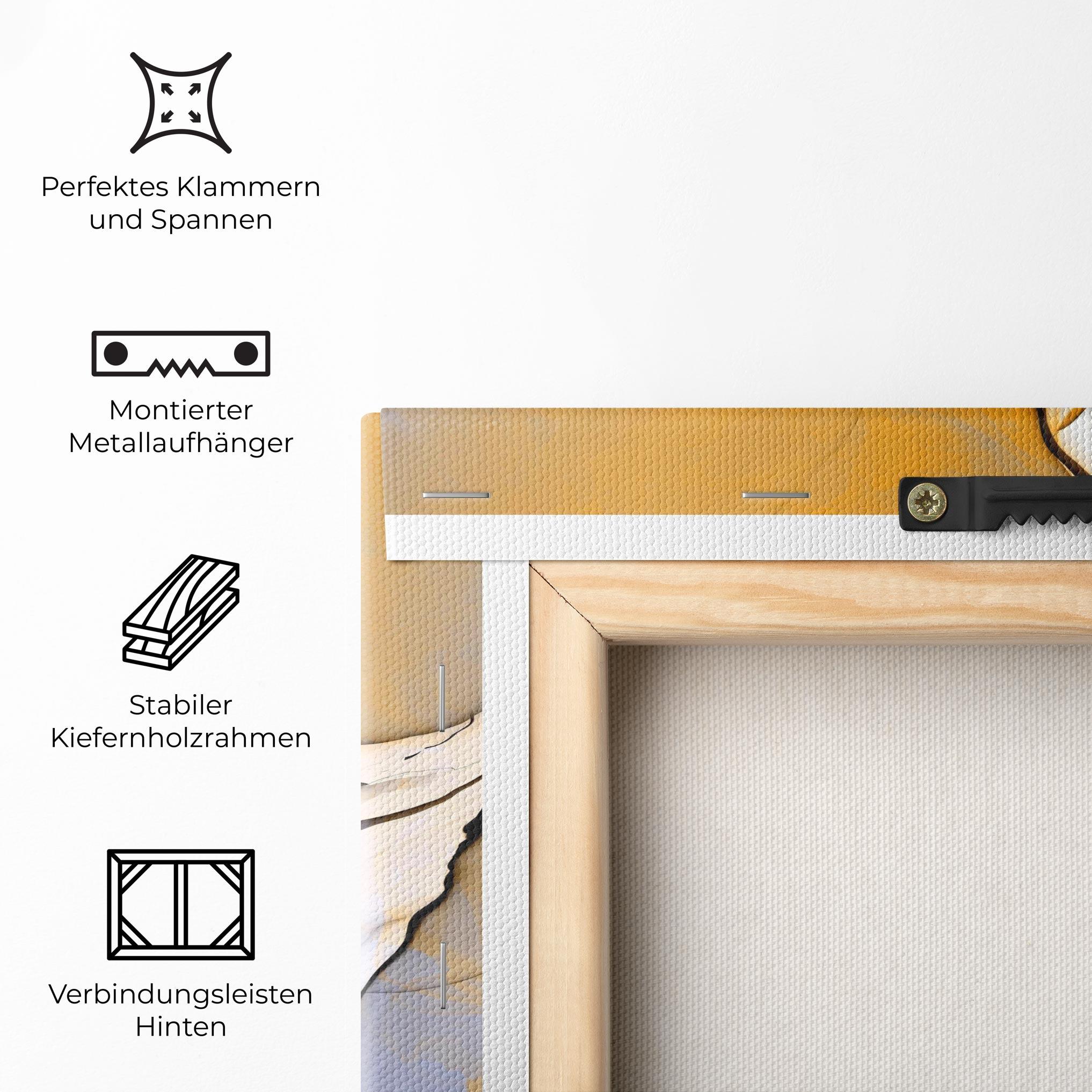 Leinwandbild Abstract Alcohol Ink mockup 5