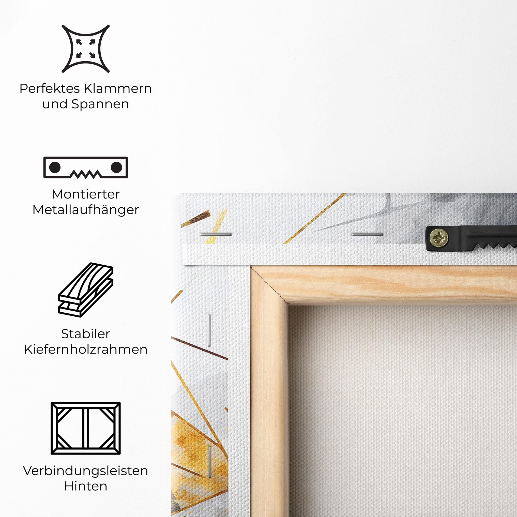 Abstract Gold Blue Pattern mockup 5