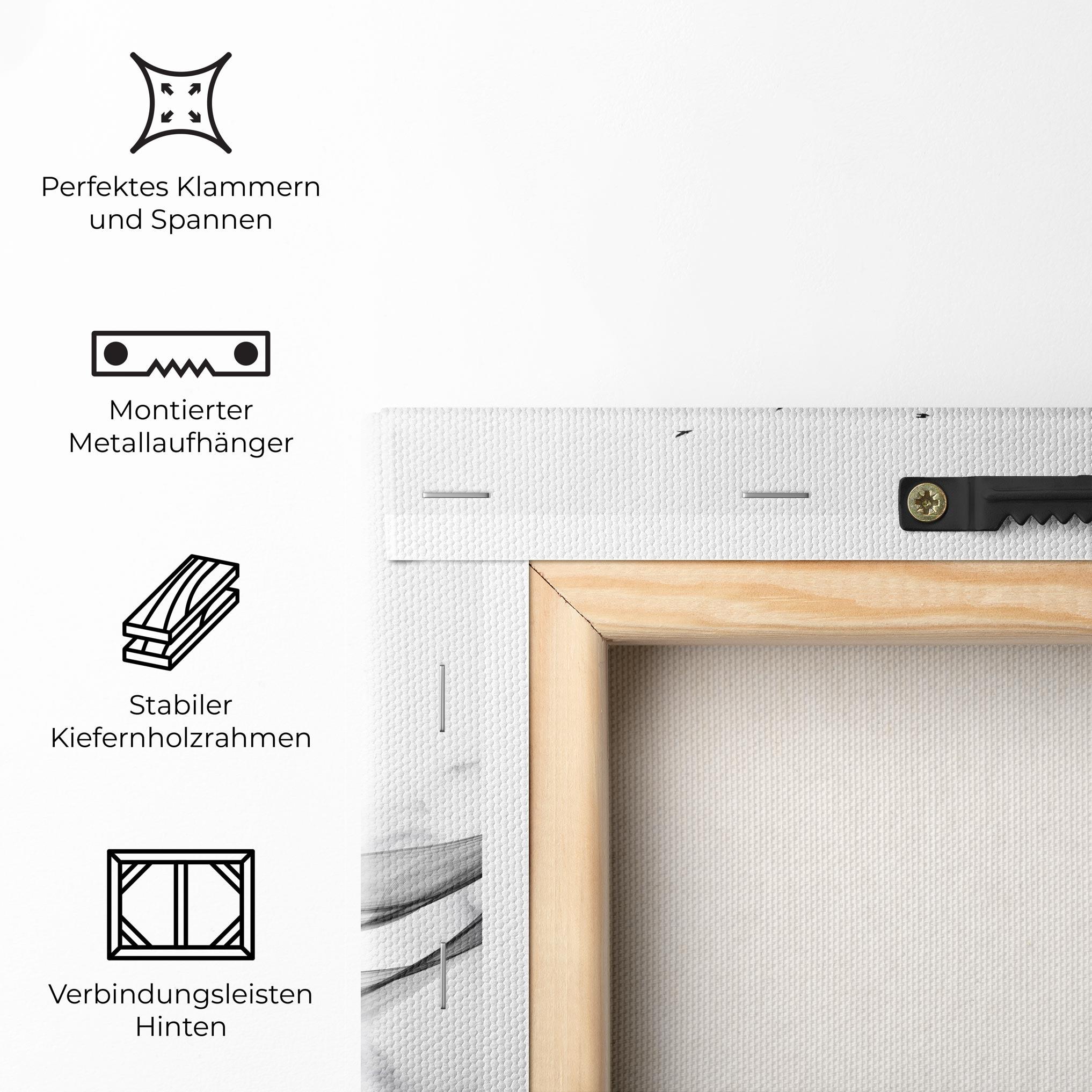 Leinwandbild Abstract Golden Landscape 1 mockup 5