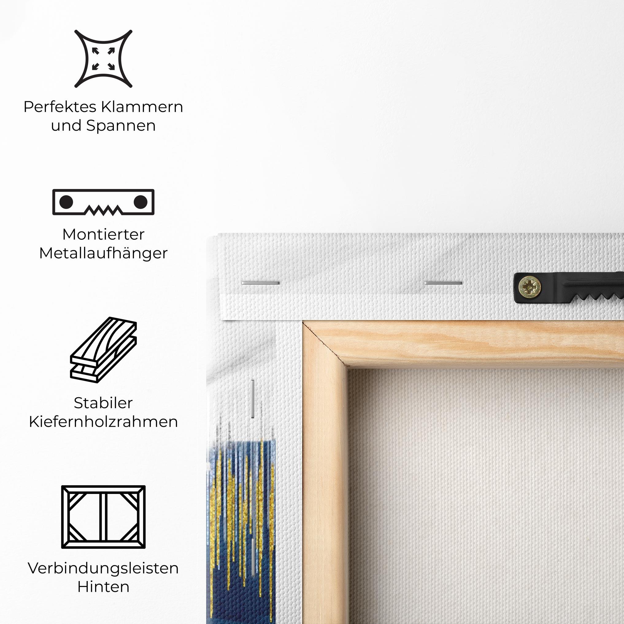 Leinwandbild Abstract Marble Art mockup 5