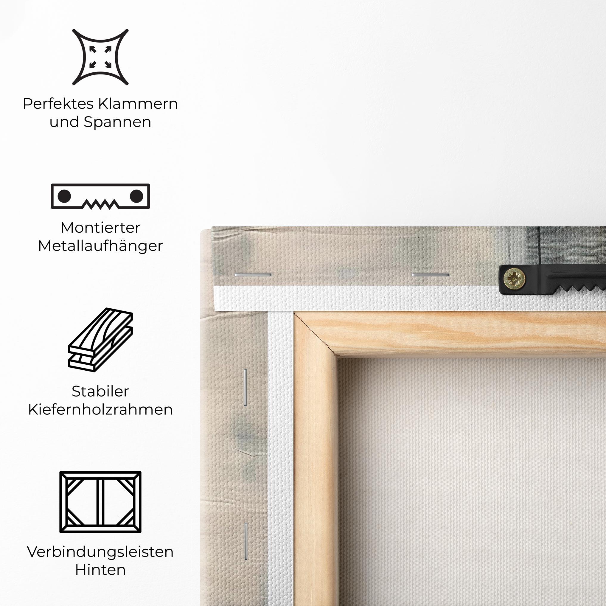 Leinwandbild Abstract Painting mockup 5