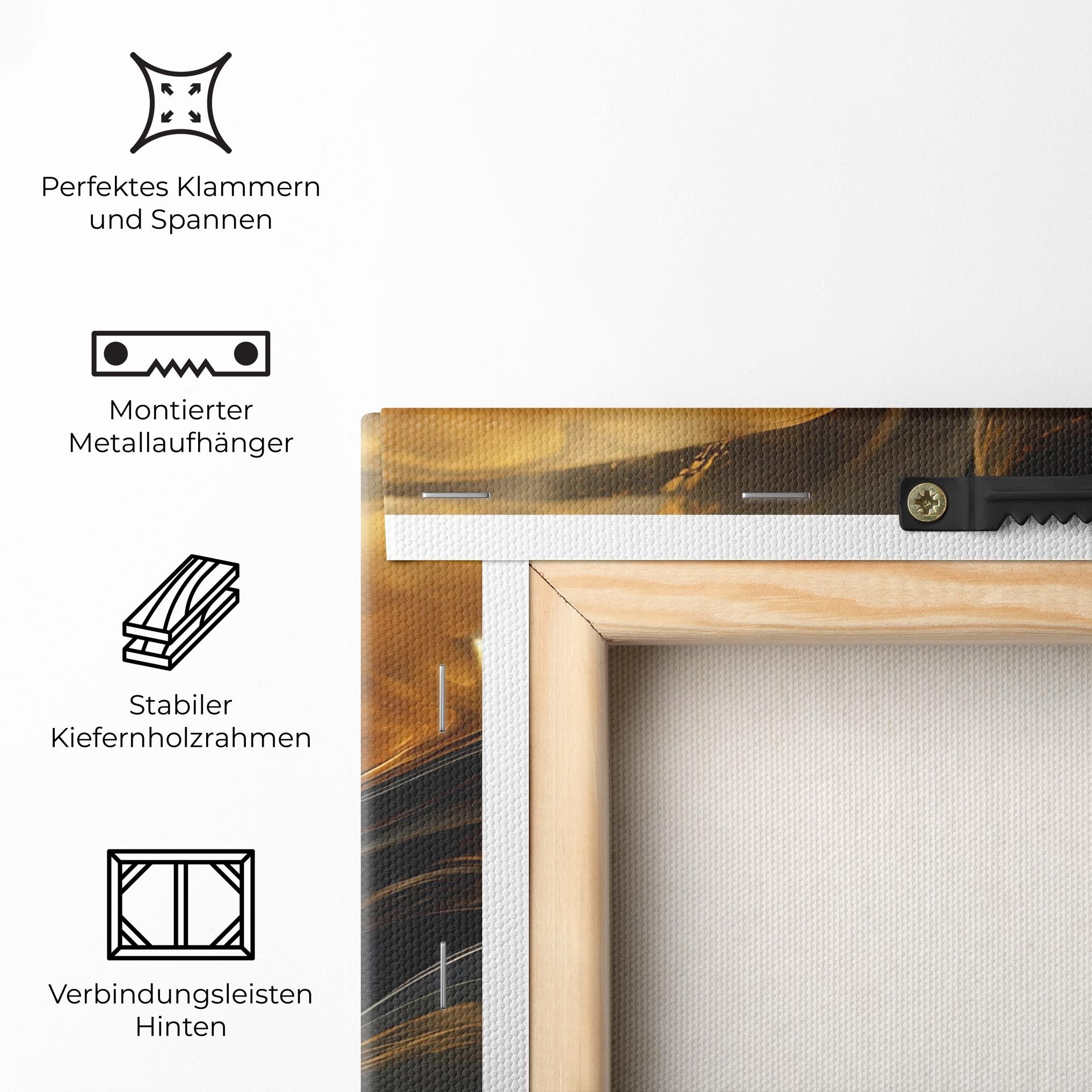 Gold With Black Wave mockup 5