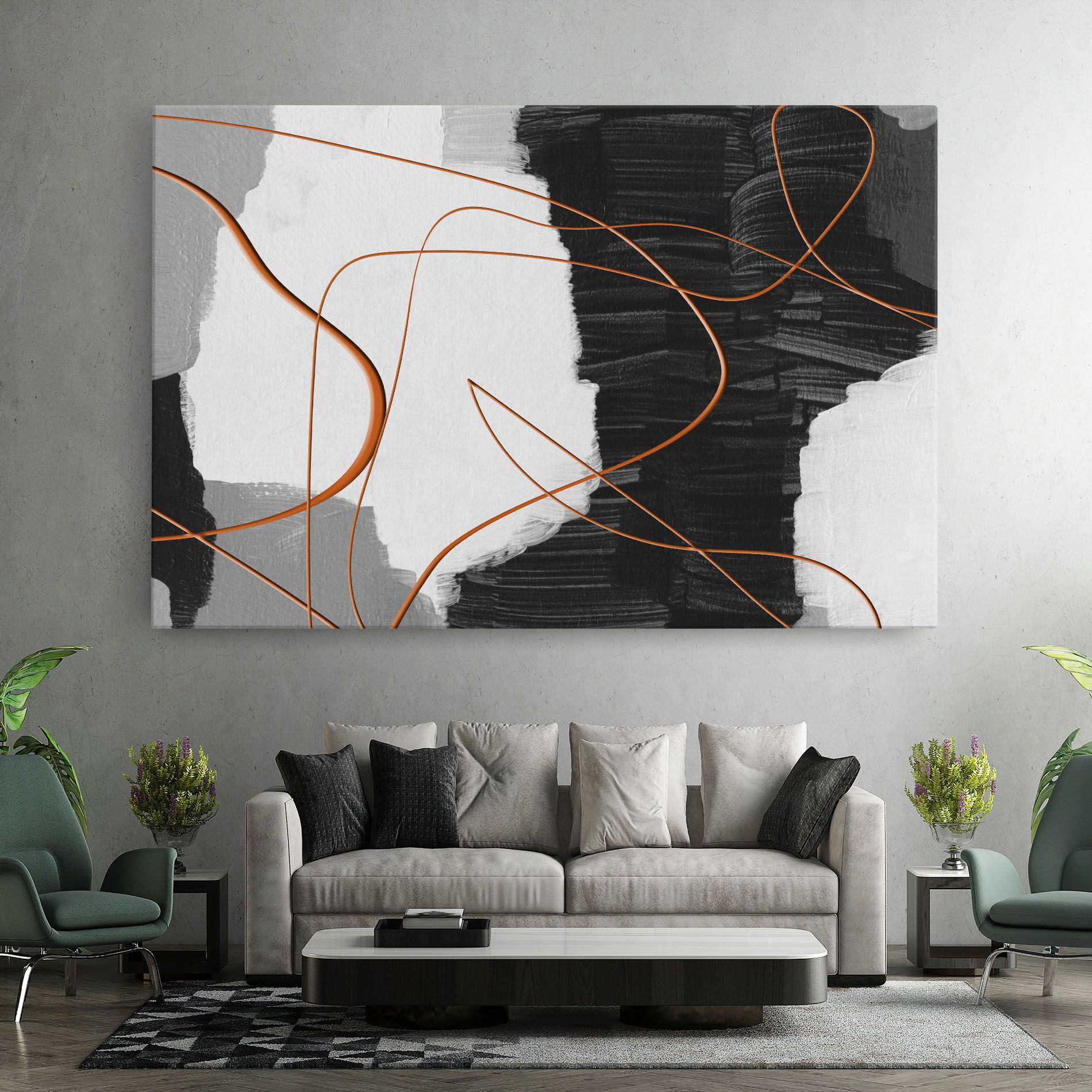 Abstract Ink Painting mockup 7