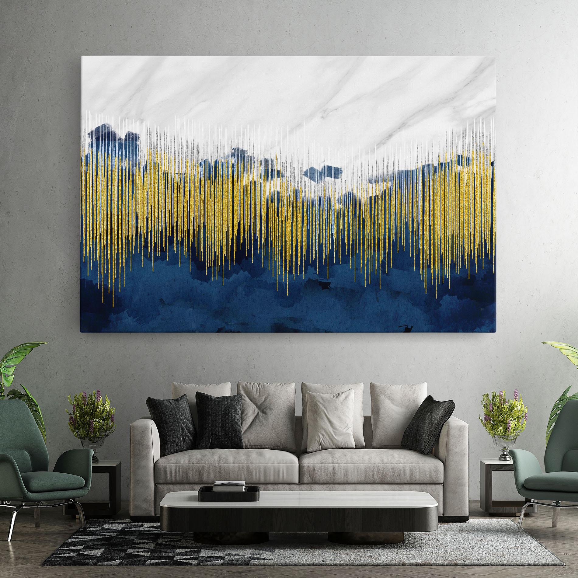 Leinwandbild Abstract Marble Art mockup 7