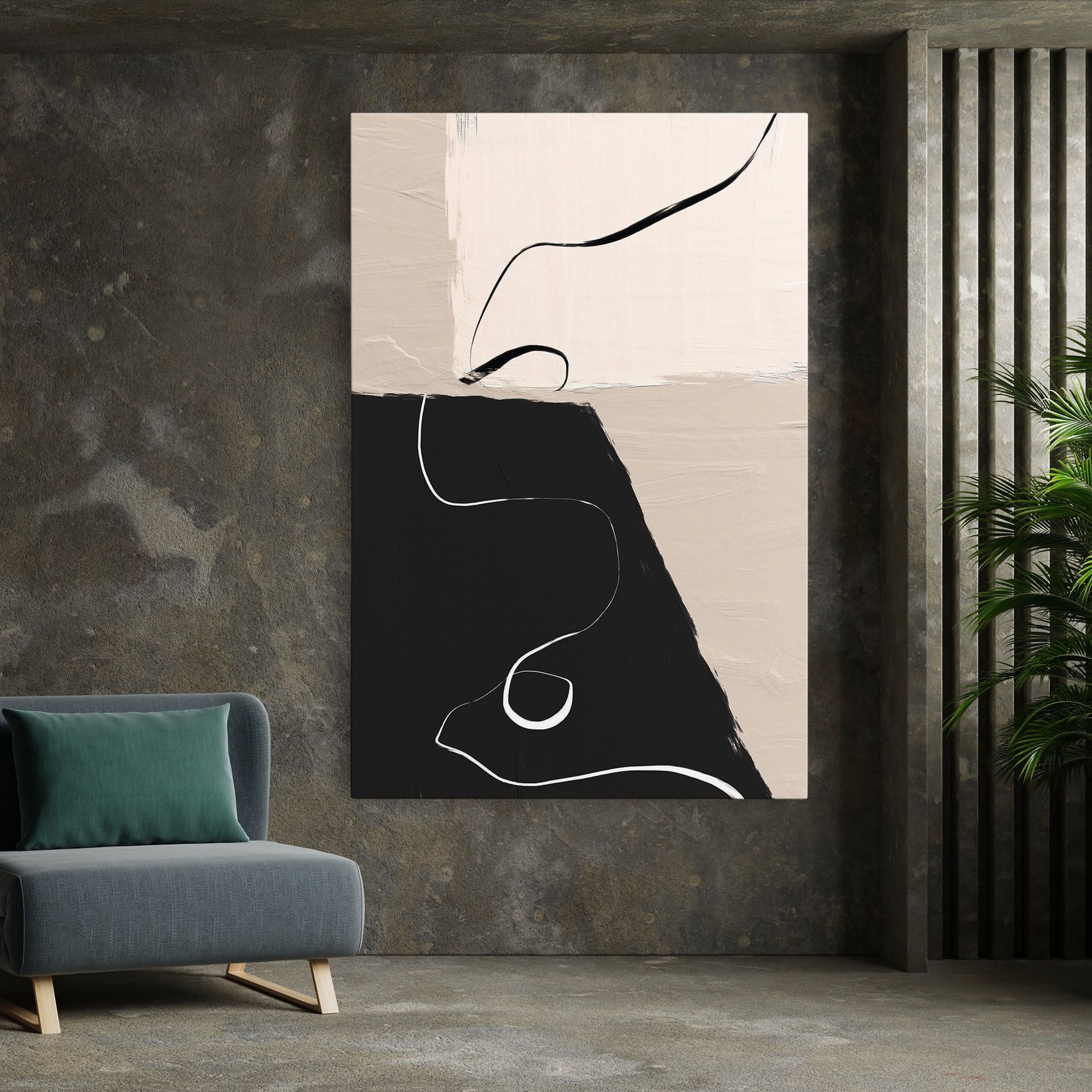 Black Brushstrokes mockup 7
