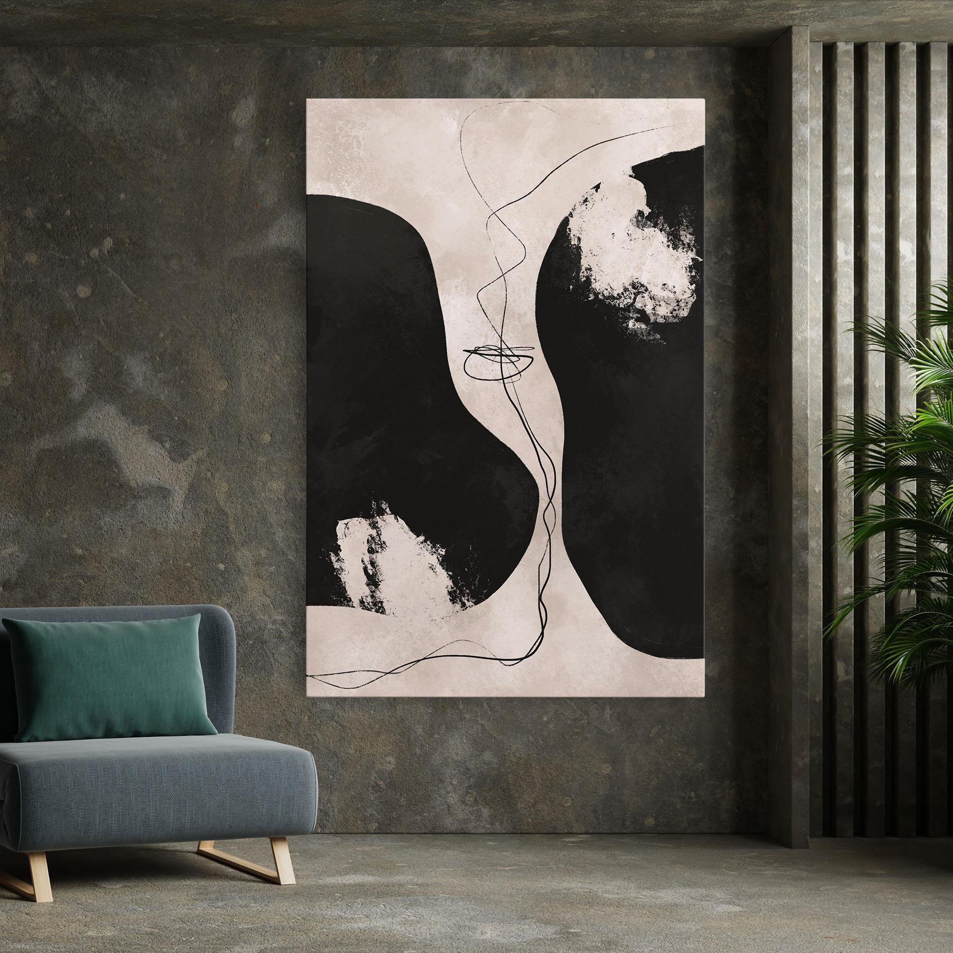 Leinwandbild Modern Brushstrokes mockup 7