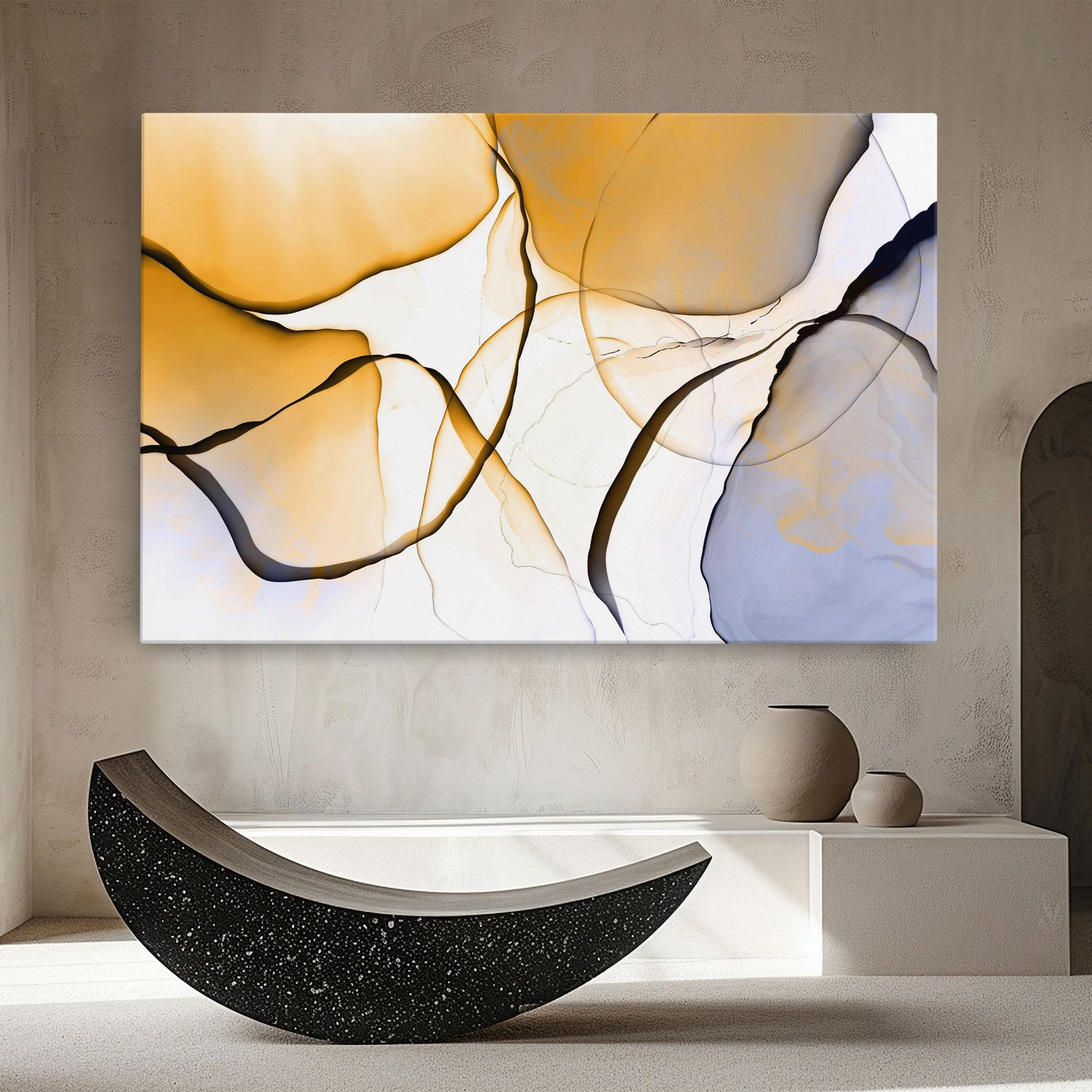 Leinwandbild Abstract Alcohol Ink mockup 8