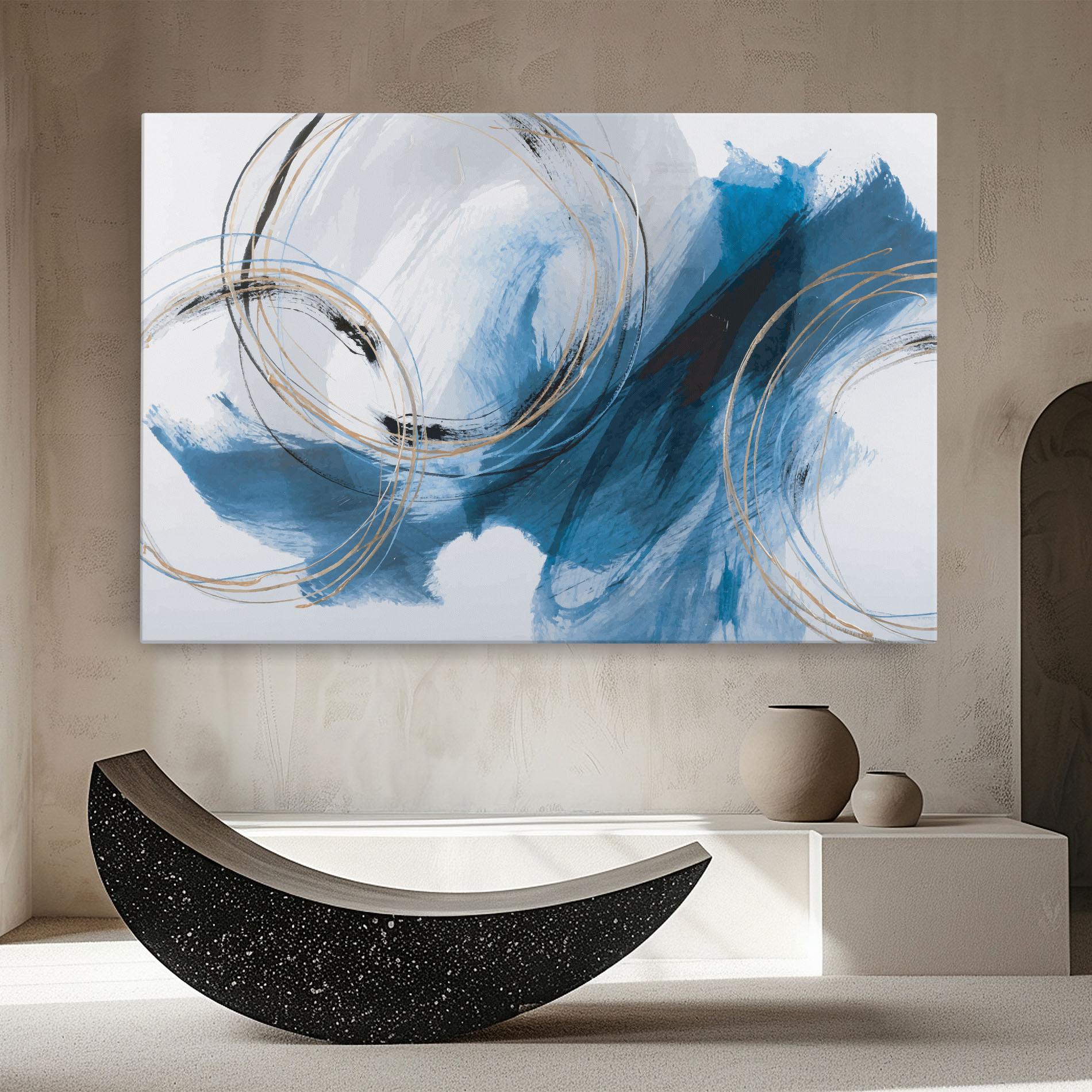 Leinwandbild Beautiful Abstract Painting mockup 8