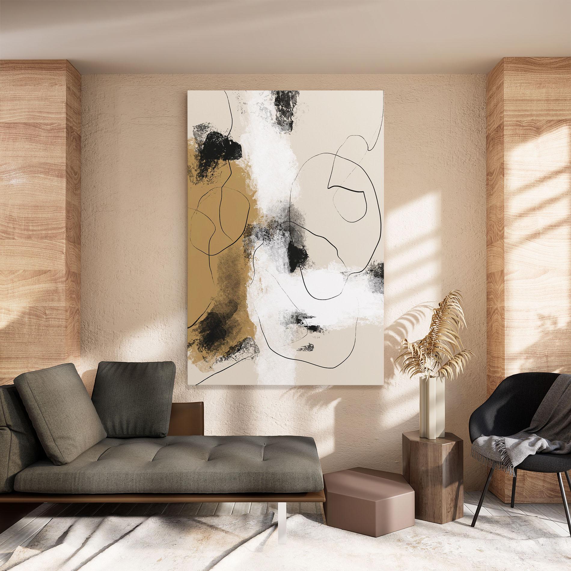 Leinwandbild Unique Acrylic Paintings mockup 8