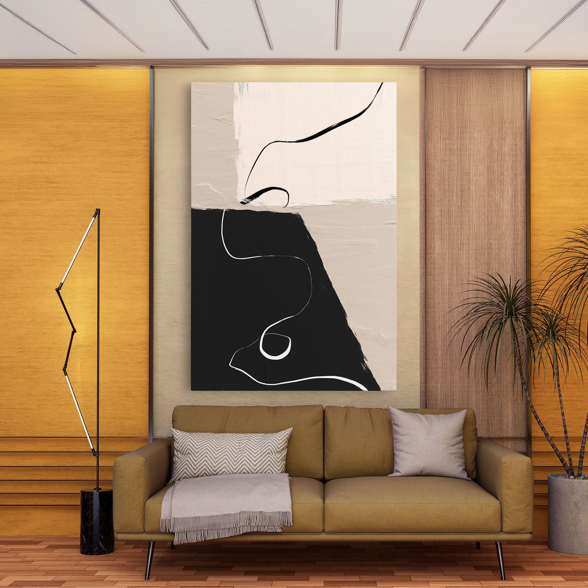 Black Brushstrokes mockup 9