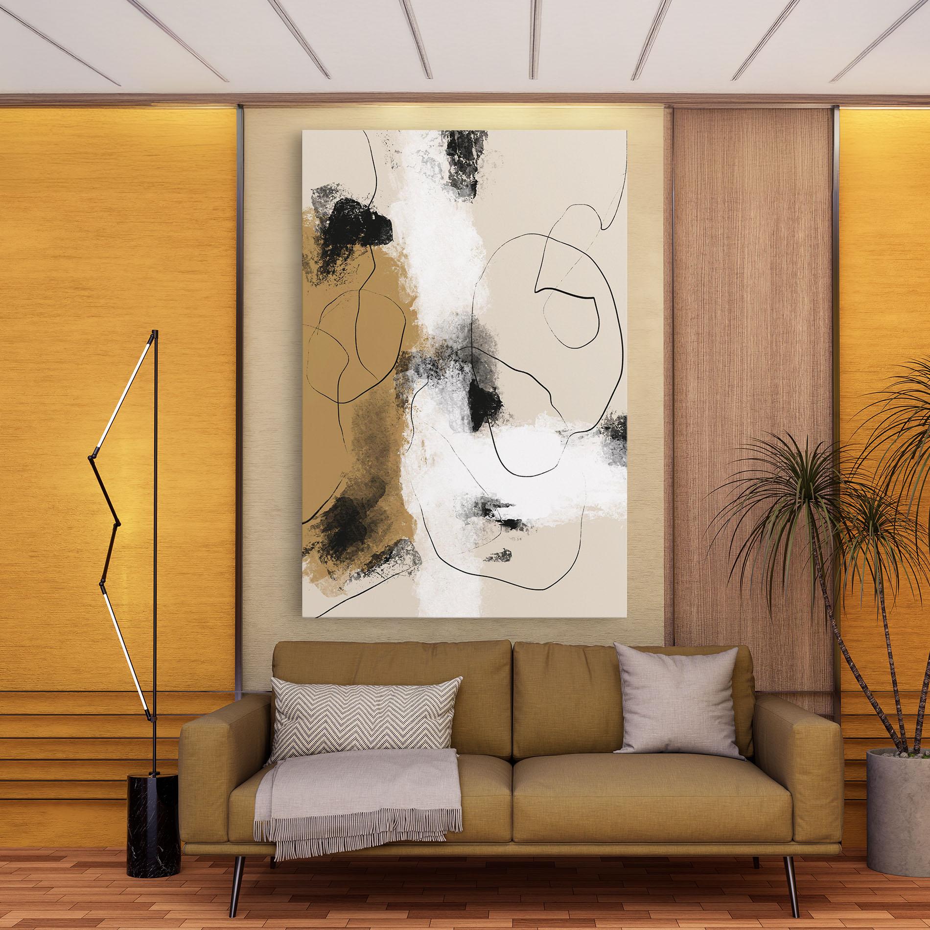 Leinwandbild Unique Acrylic Paintings mockup 9