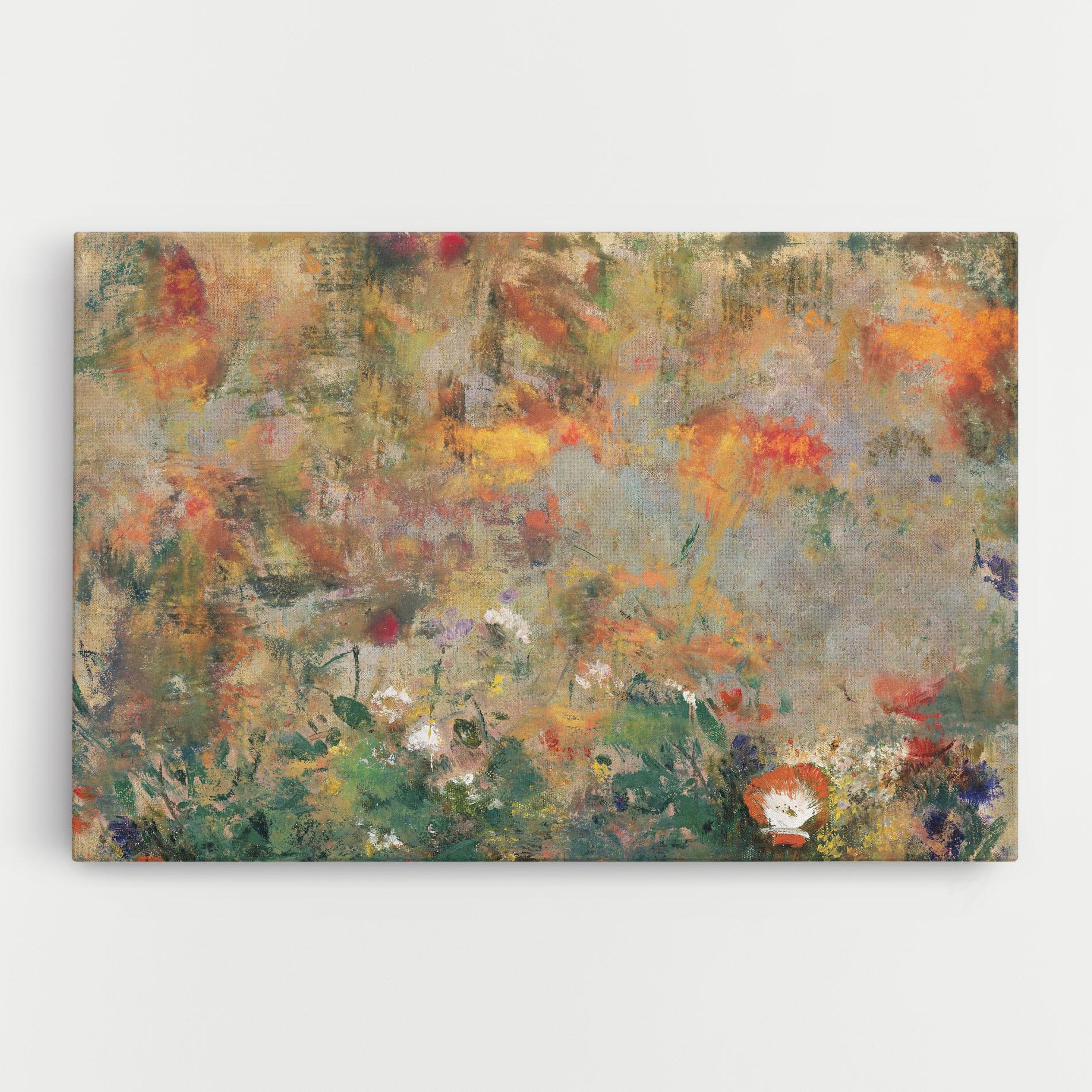 Leinwandbild Abstract Flowers mockup 0