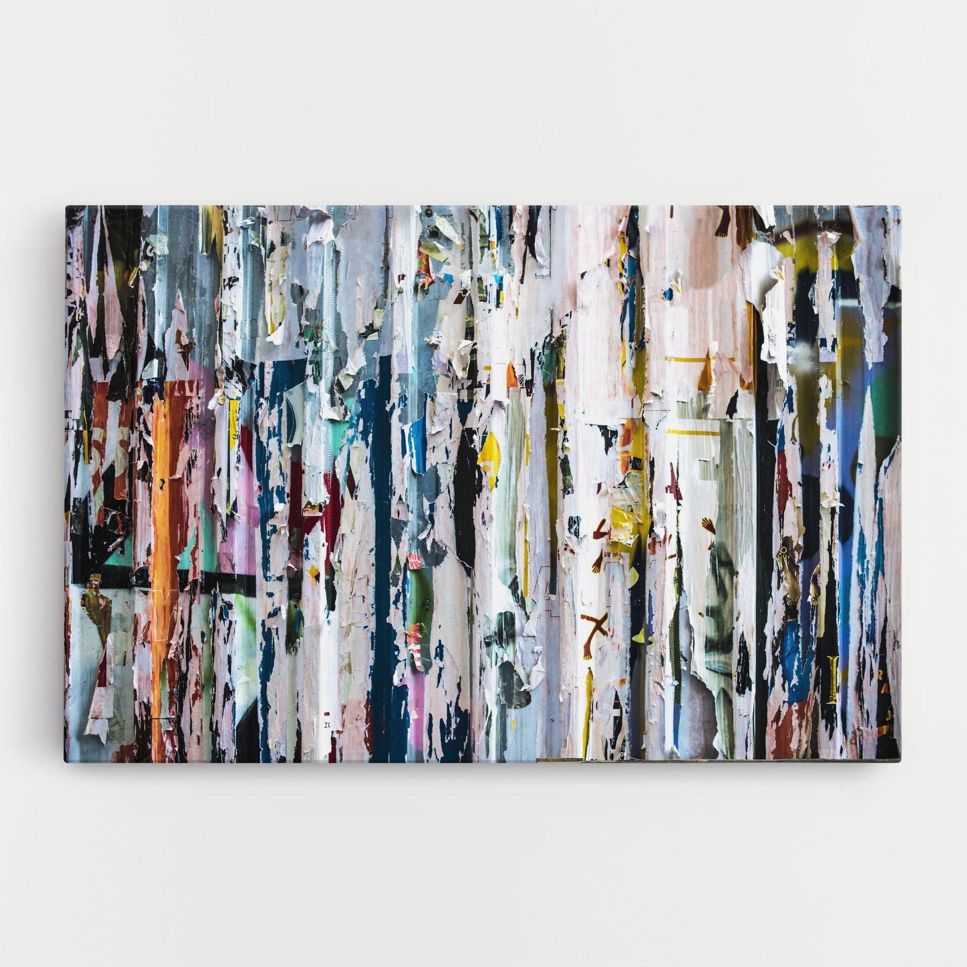 Leinwandbild Abstract Torn Paper mockup 0