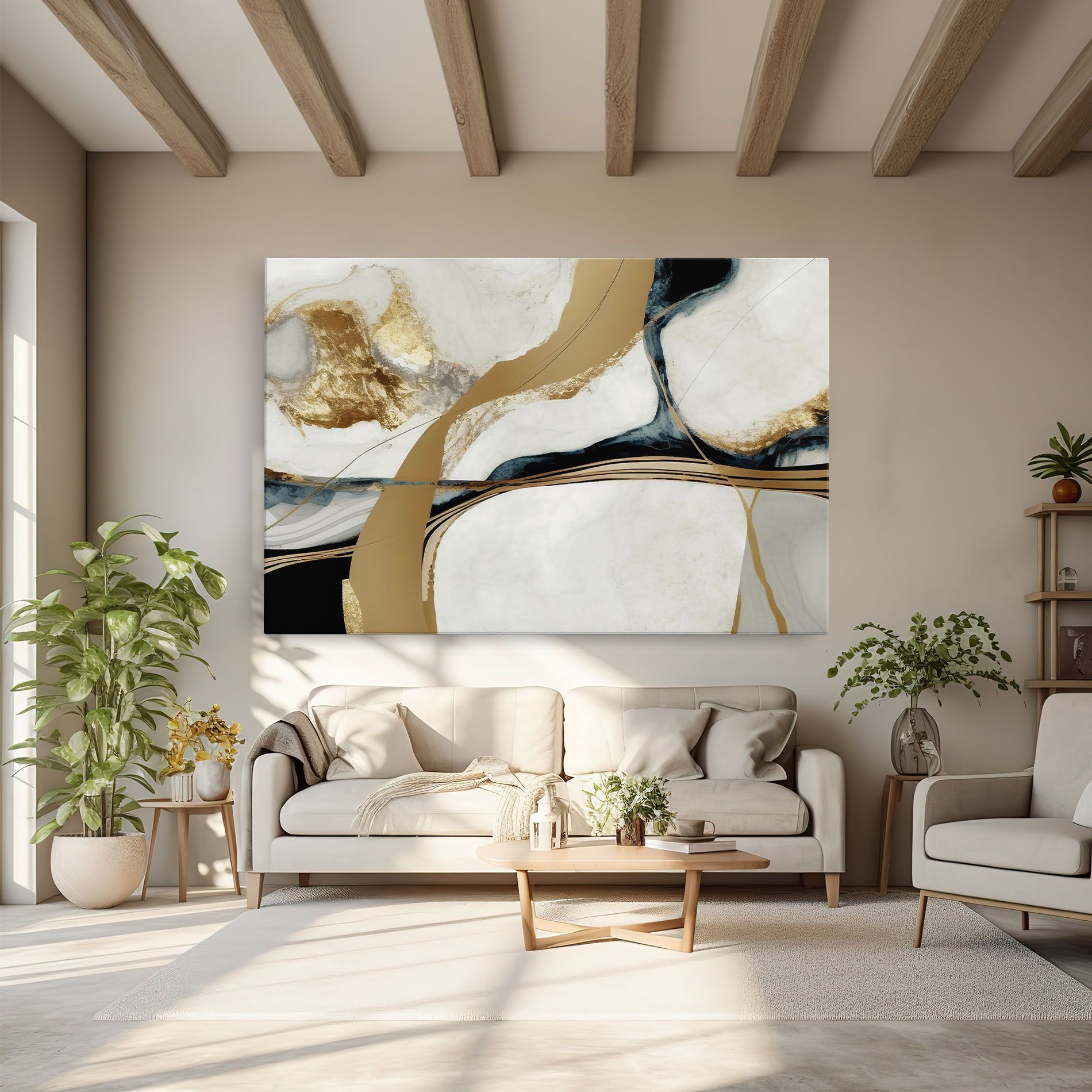 Golden Blue Marble mockup 6