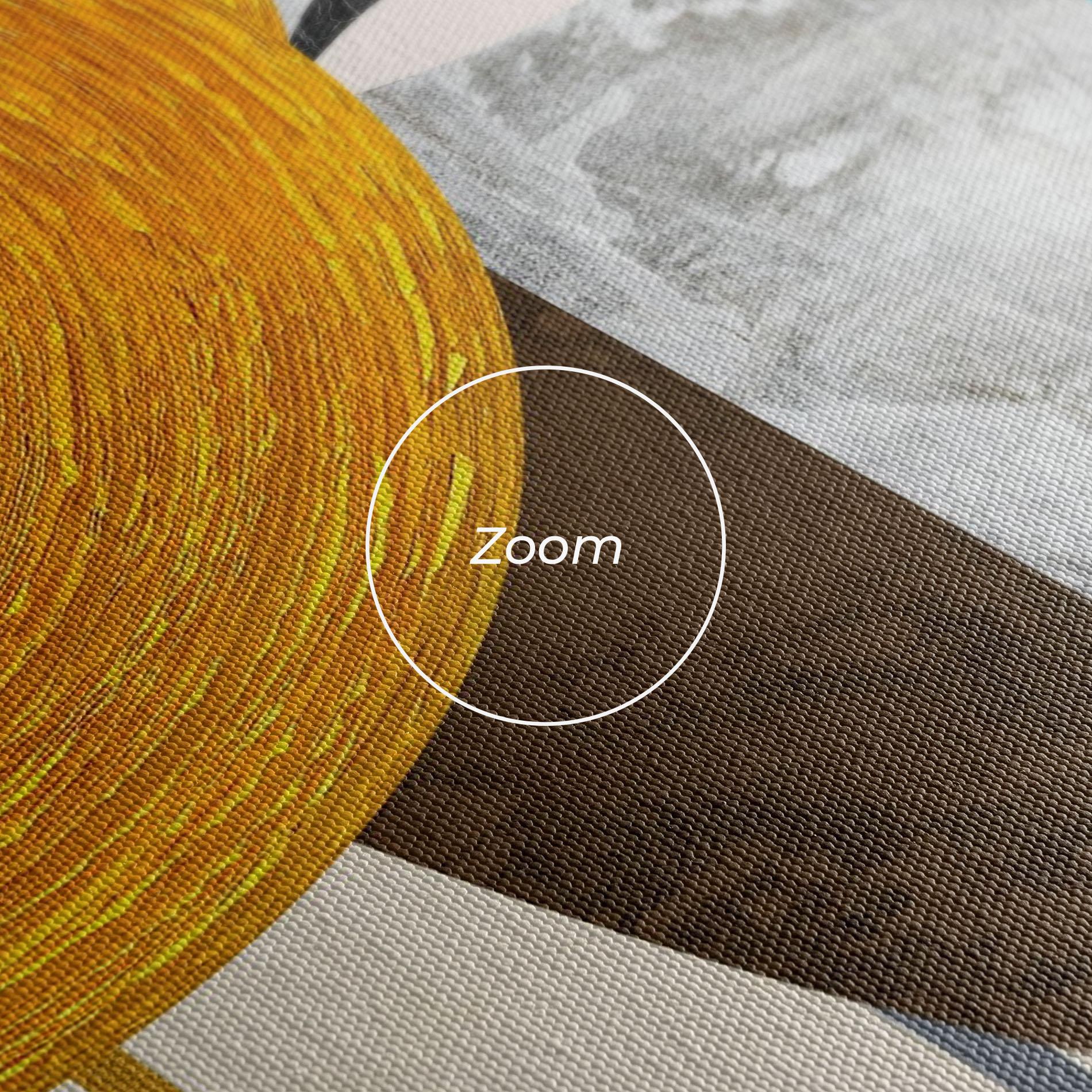 Leinwandbild Abstract Grey Face 1 mockup 3